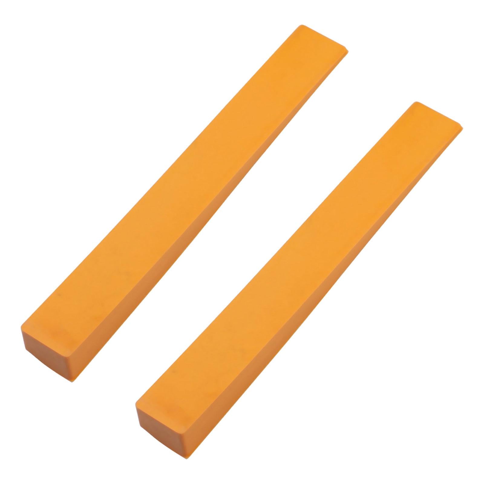 Piano Rubber Wedge Piano Fixing Tool Piano Orange Rubber Tuning Leather Fork