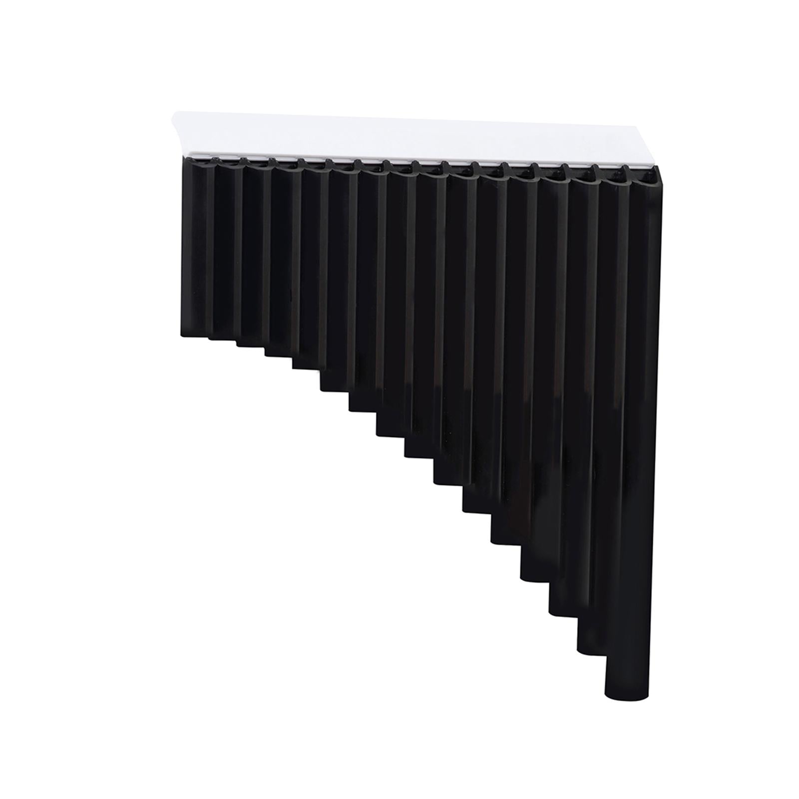 Traditional Panpipes Handmade for Professionals Entertainment with Carry Bag 16 Pipes Black