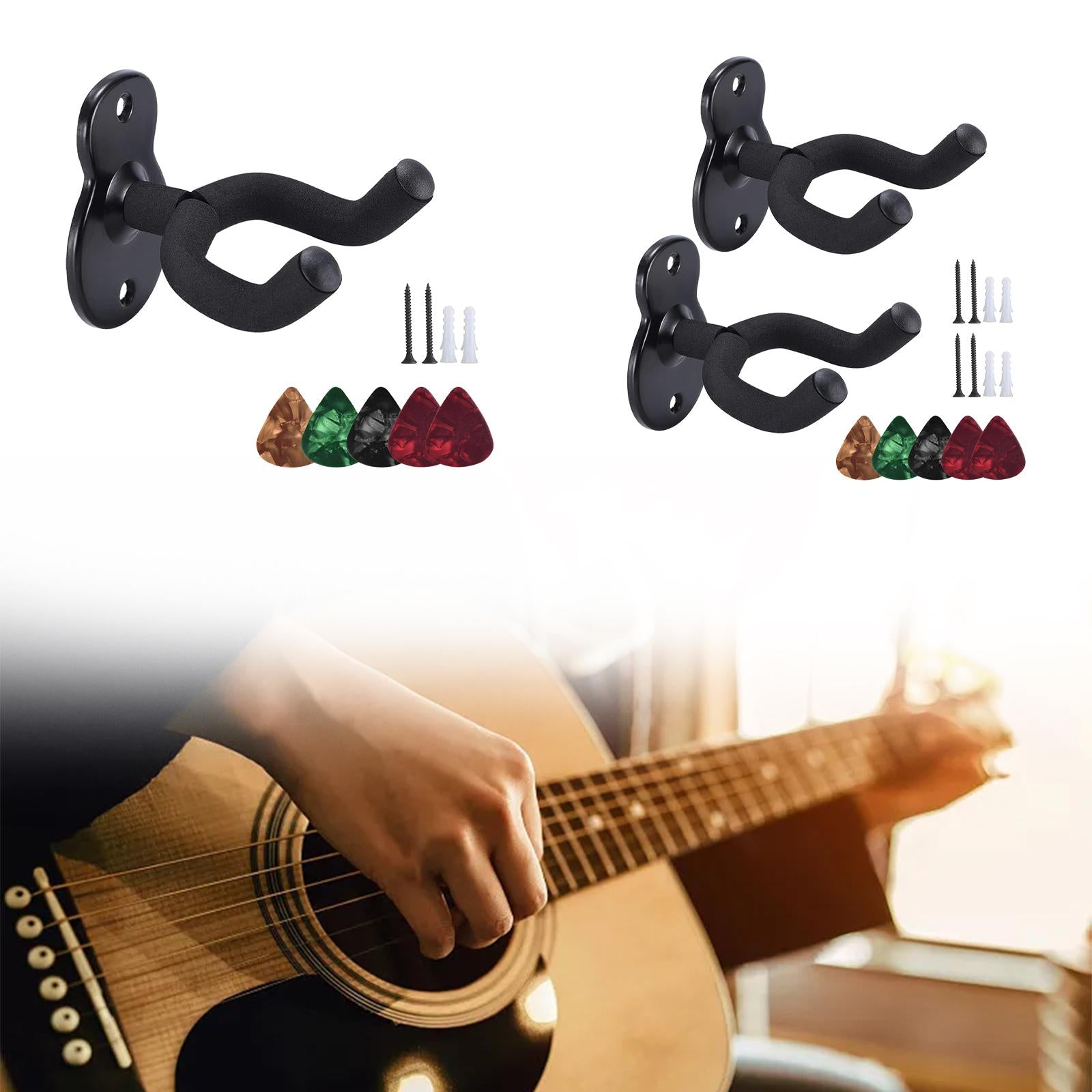 Ukulele Hanger Hook Holder Stand Guitar Hanger Hook for Mandolin Violin Bass 1Pc