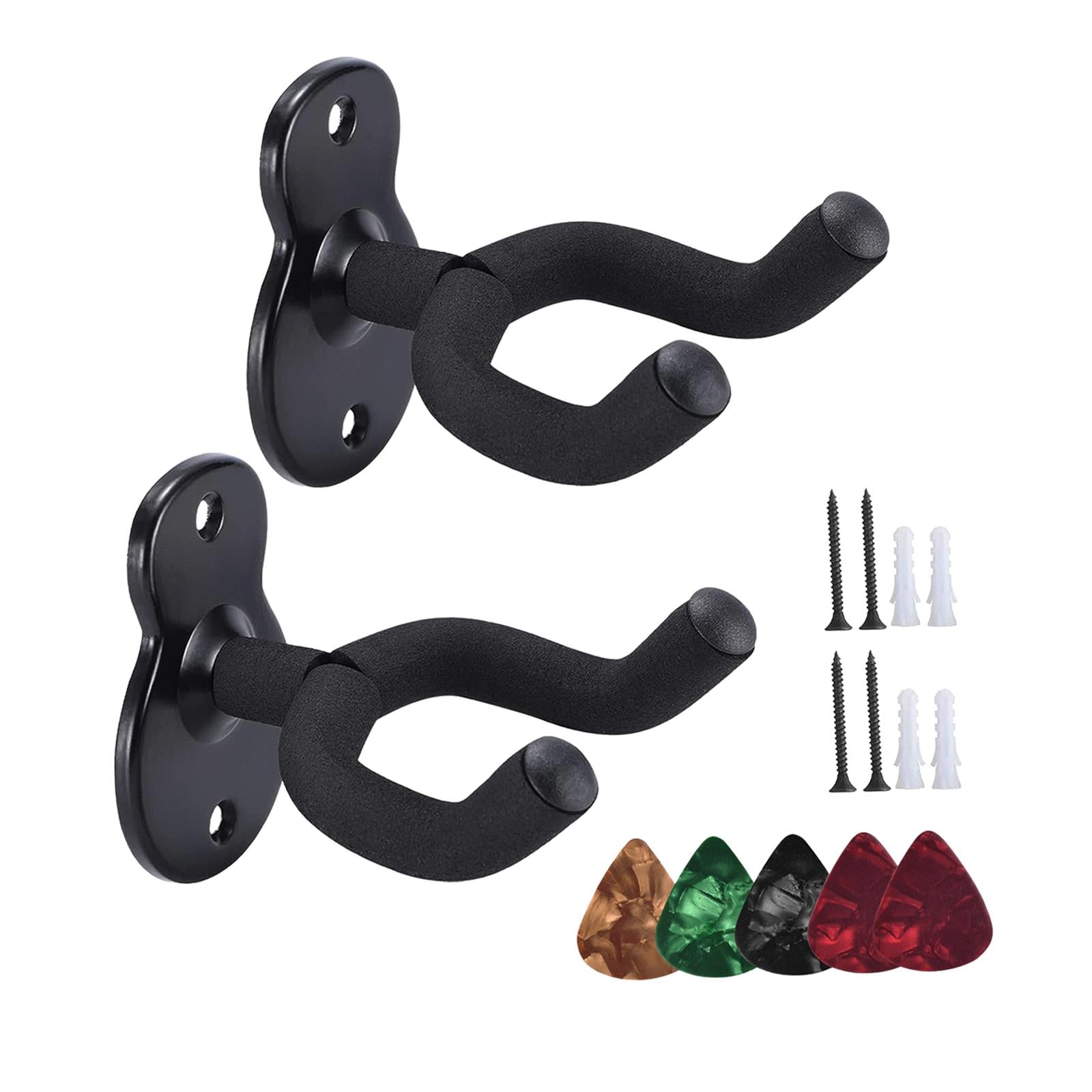 Ukulele Hanger Hook Holder Stand Guitar Hanger Hook for Mandolin Violin Bass 2Pcs