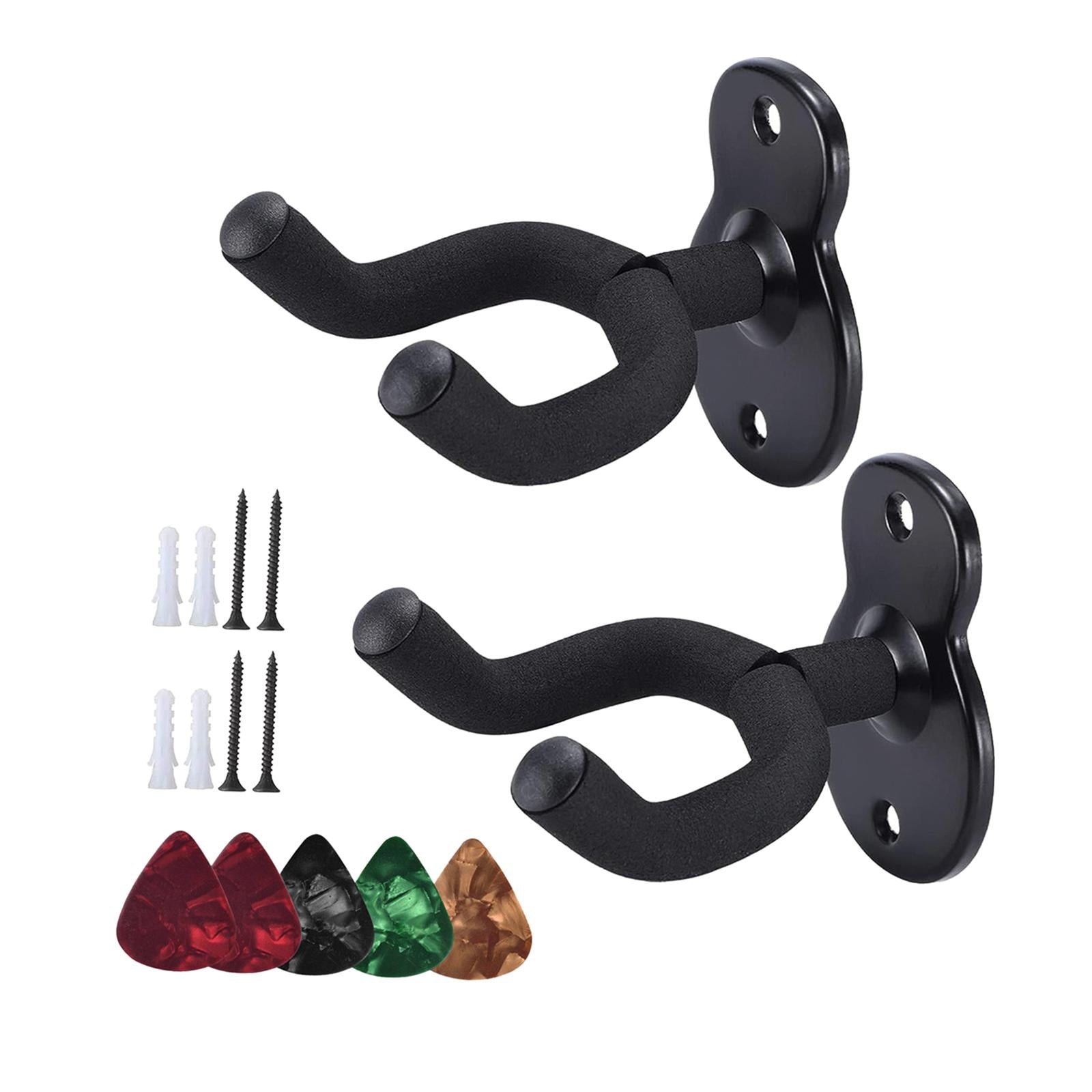 Ukulele Hanger Hook Holder Stand Guitar Hanger Hook for Mandolin Violin Bass 2Pcs