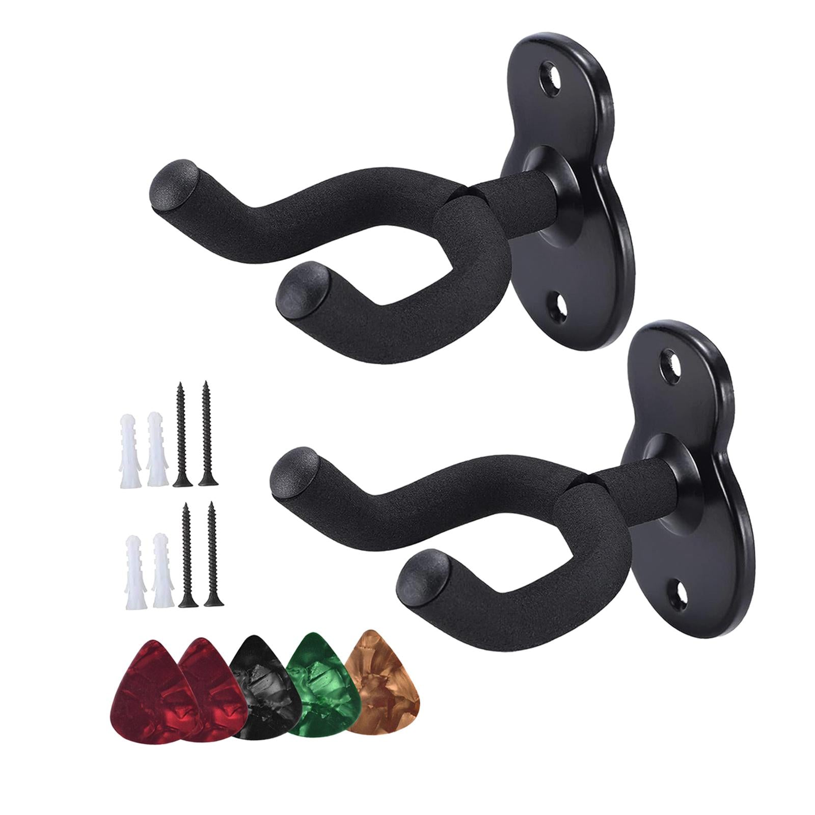 Ukulele Hanger Hook Holder Stand Guitar Hanger Hook for Mandolin Violin Bass 2Pcs