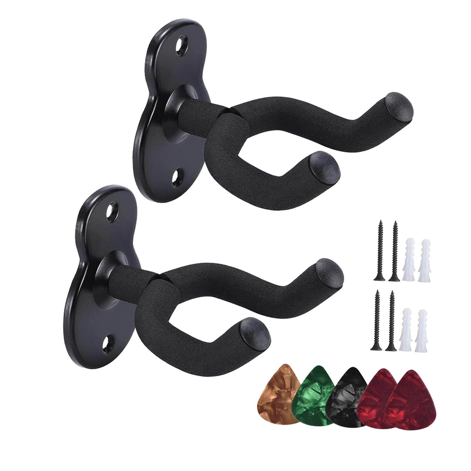 Ukulele Hanger Hook Holder Stand Guitar Hanger Hook for Mandolin Violin Bass 2Pcs