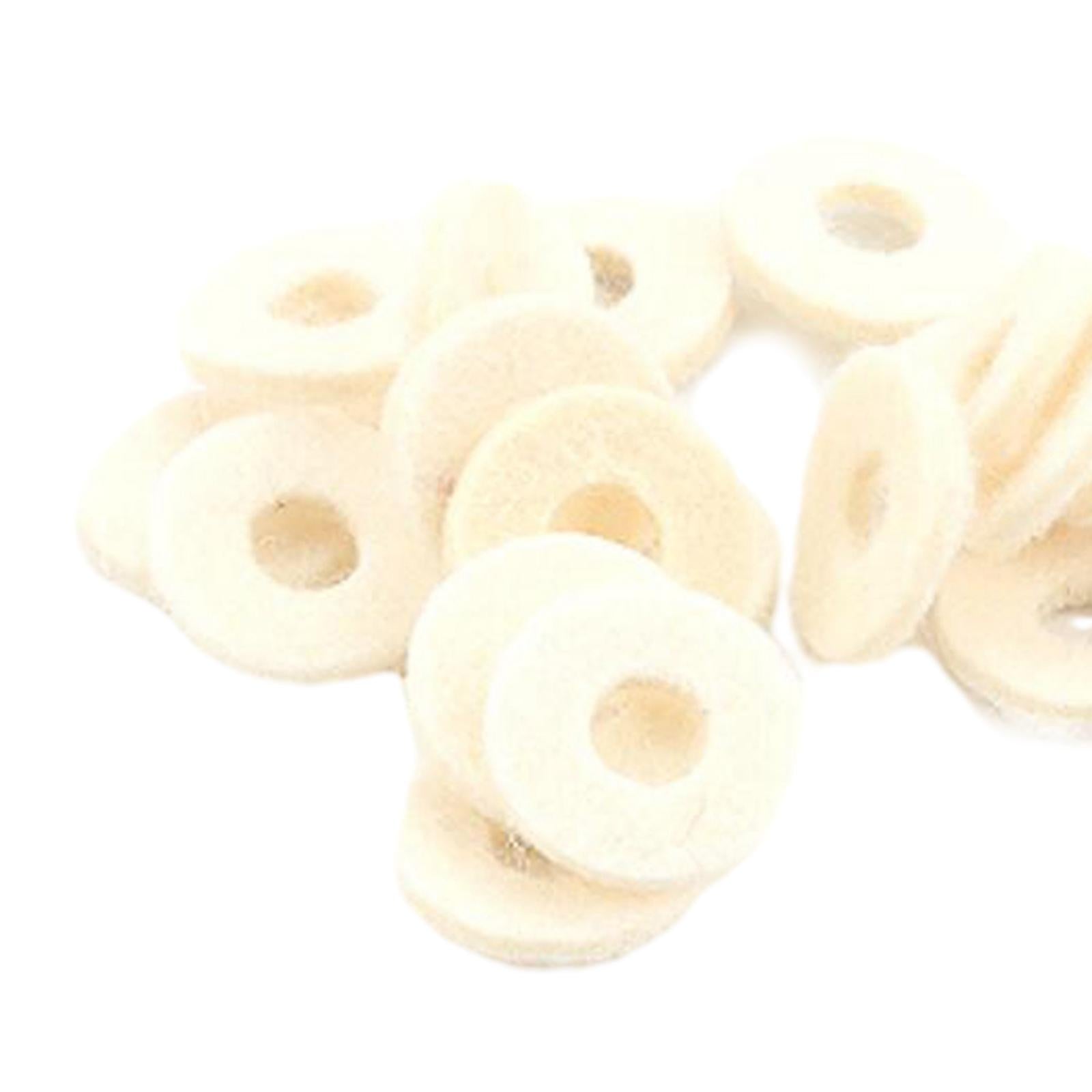 20 Pieces Trumpet Felt Washer Cushion Pad Set for Trumpet Musical Instrument