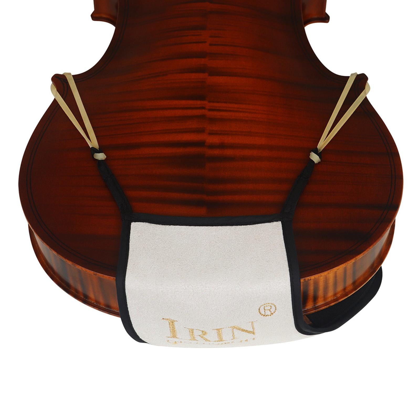 Violin Shoulder Rest Soft Violin Cheek Pad for Exercise Stage Rehearsal Hall beige 8cmx14cm