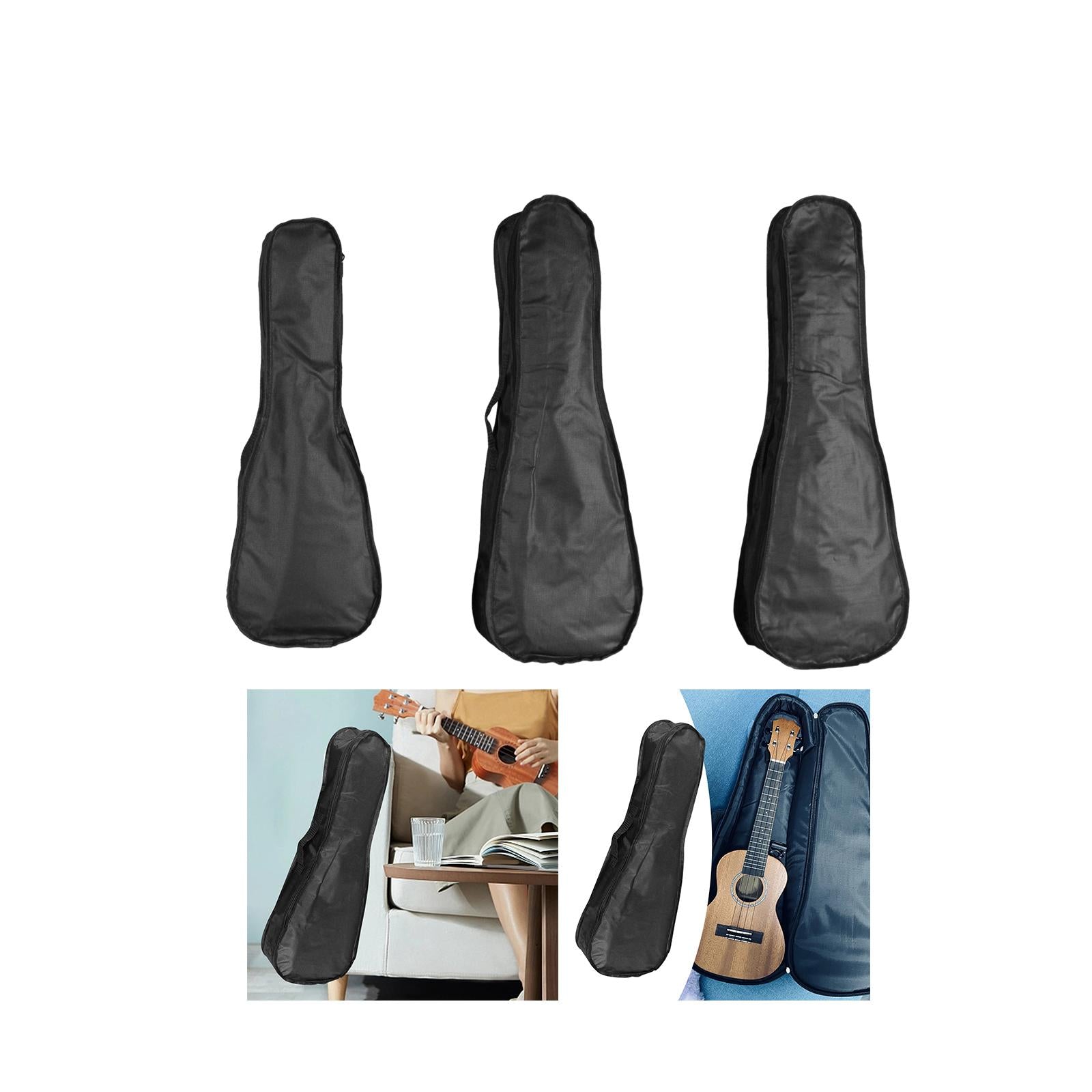 Ukulele Bag Waterproof Ukulele Gig Bag for Stage Performance Concert Camping 21inch