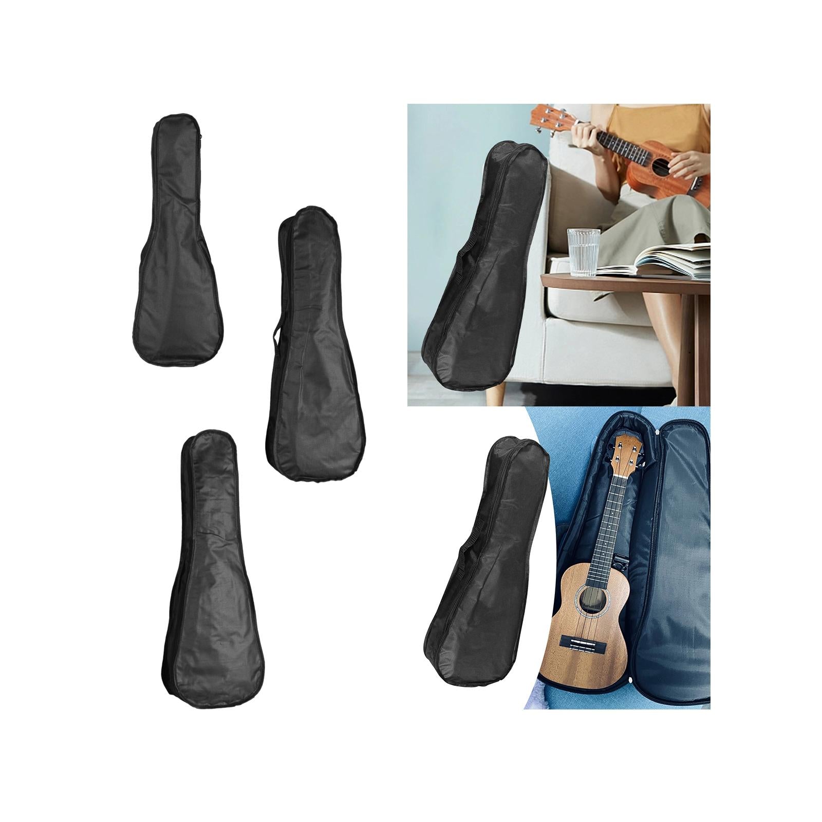 Ukulele Bag Waterproof Ukulele Gig Bag for Stage Performance Concert Camping 21inch