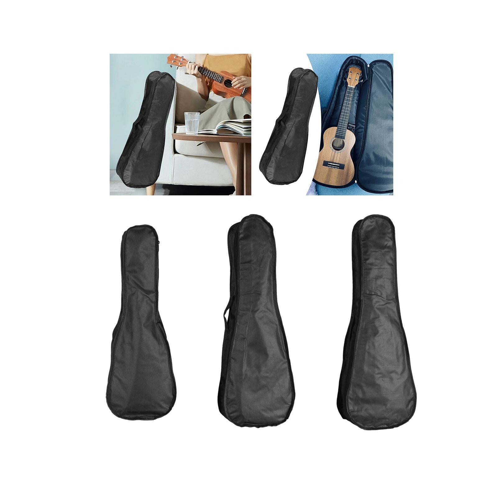 Ukulele Bag Waterproof Ukulele Gig Bag for Stage Performance Concert Camping 21inch