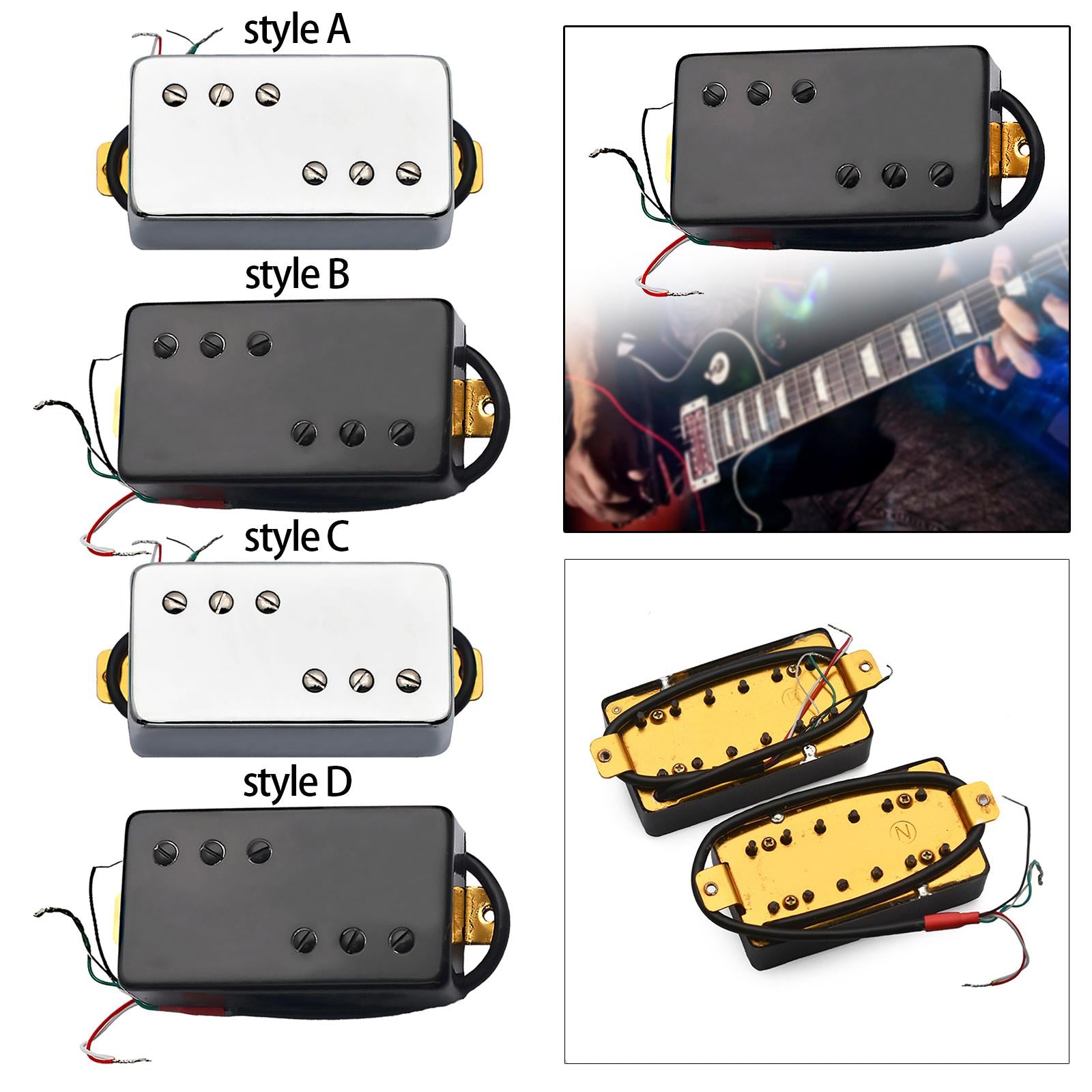 Electric Guitar Neck Bridge Pickup Humbucker Double Coil for Electric Guitar style A