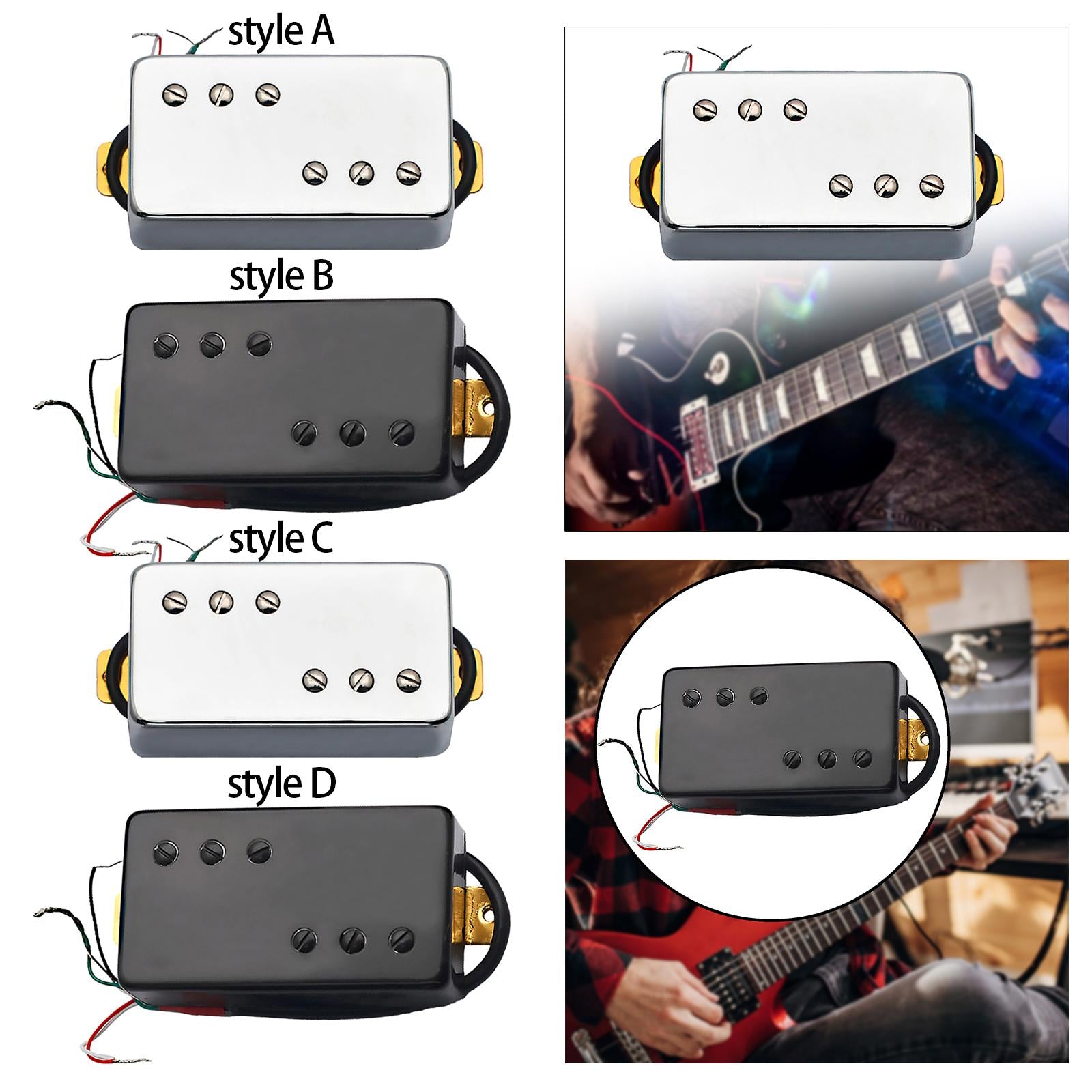 Electric Guitar Neck Bridge Pickup Humbucker Double Coil for Electric Guitar style A