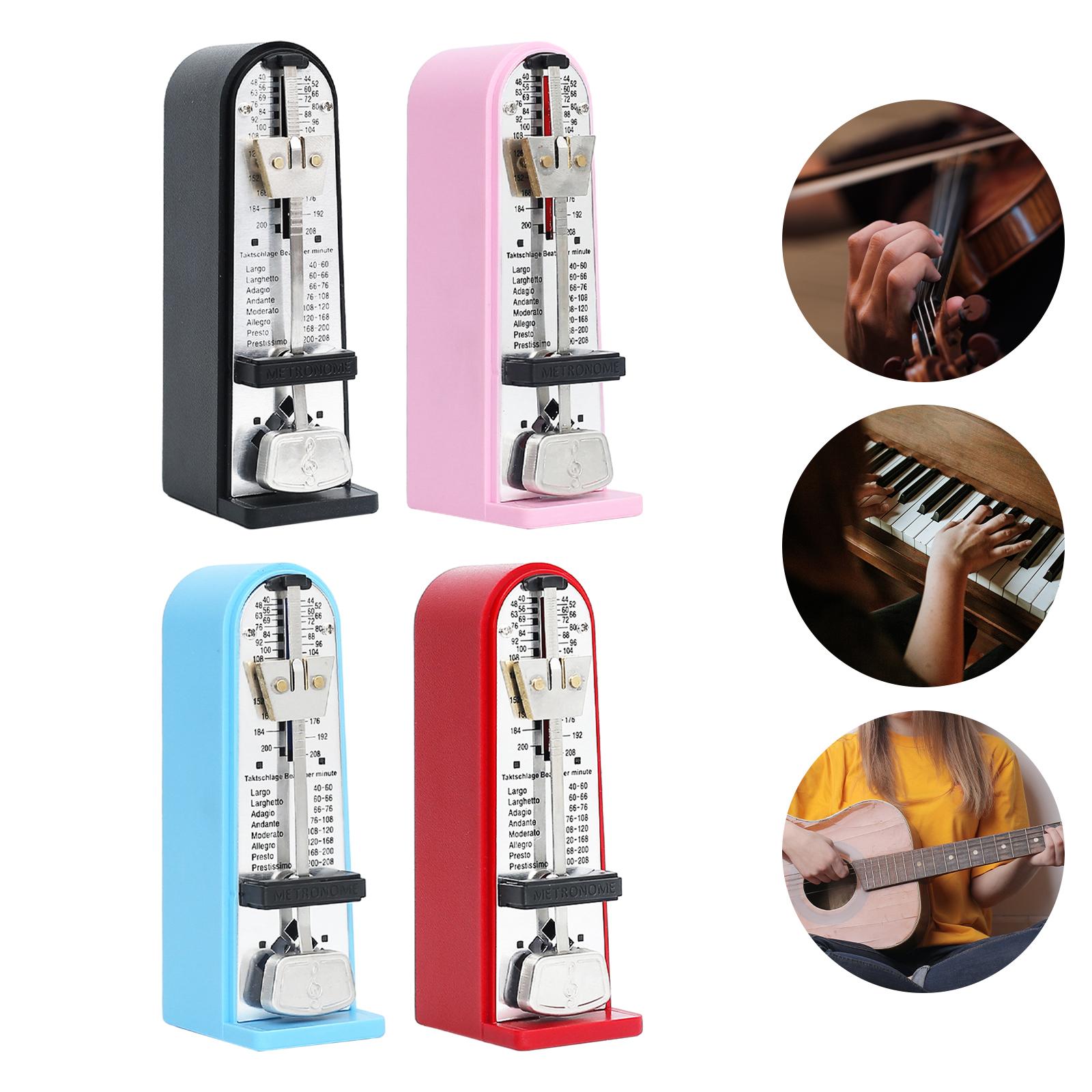 Mechanical Metronome Universal Metronome for Guitar Ukulele Music Instrument Black