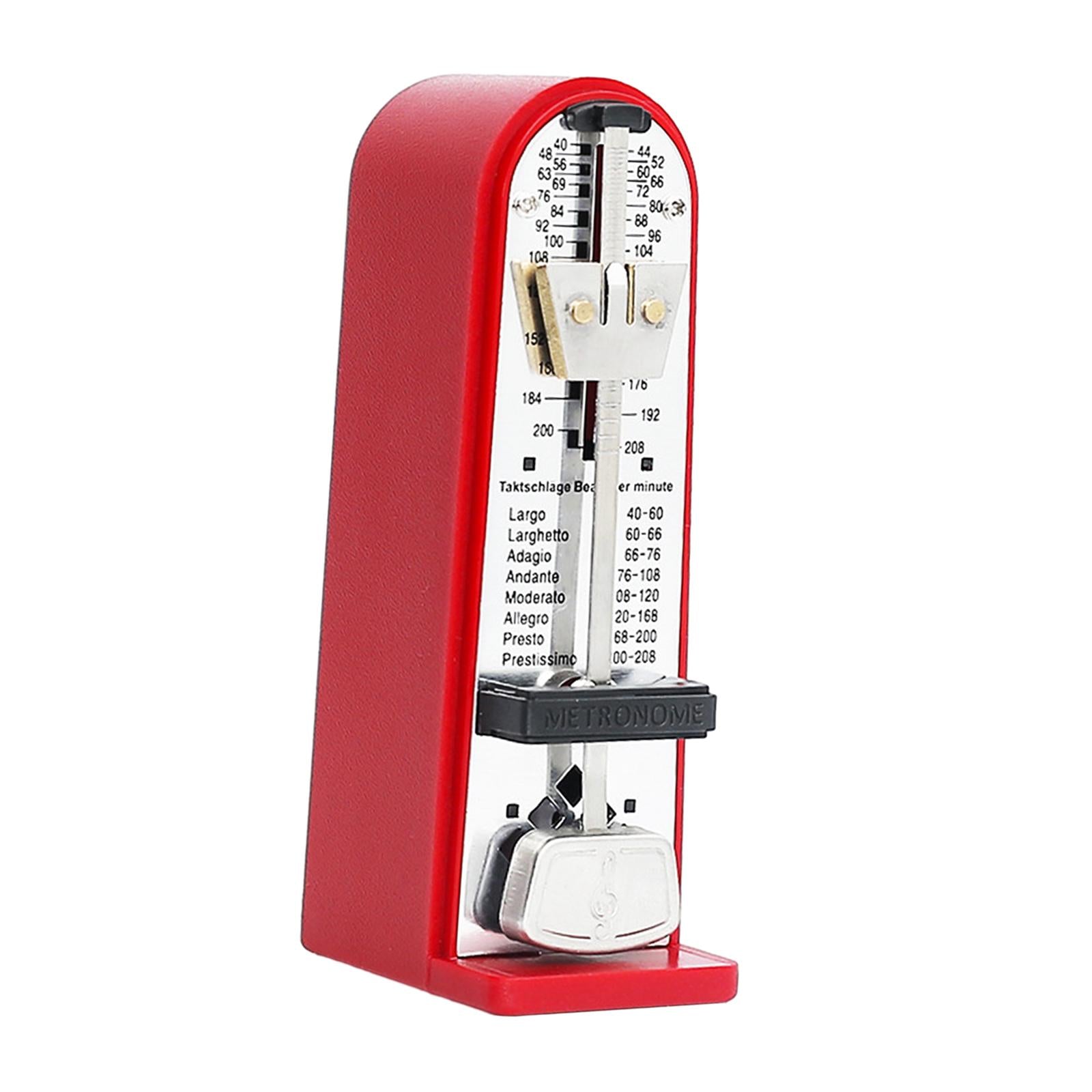 Mechanical Metronome Universal Metronome for Guitar Ukulele Music Instrument Red