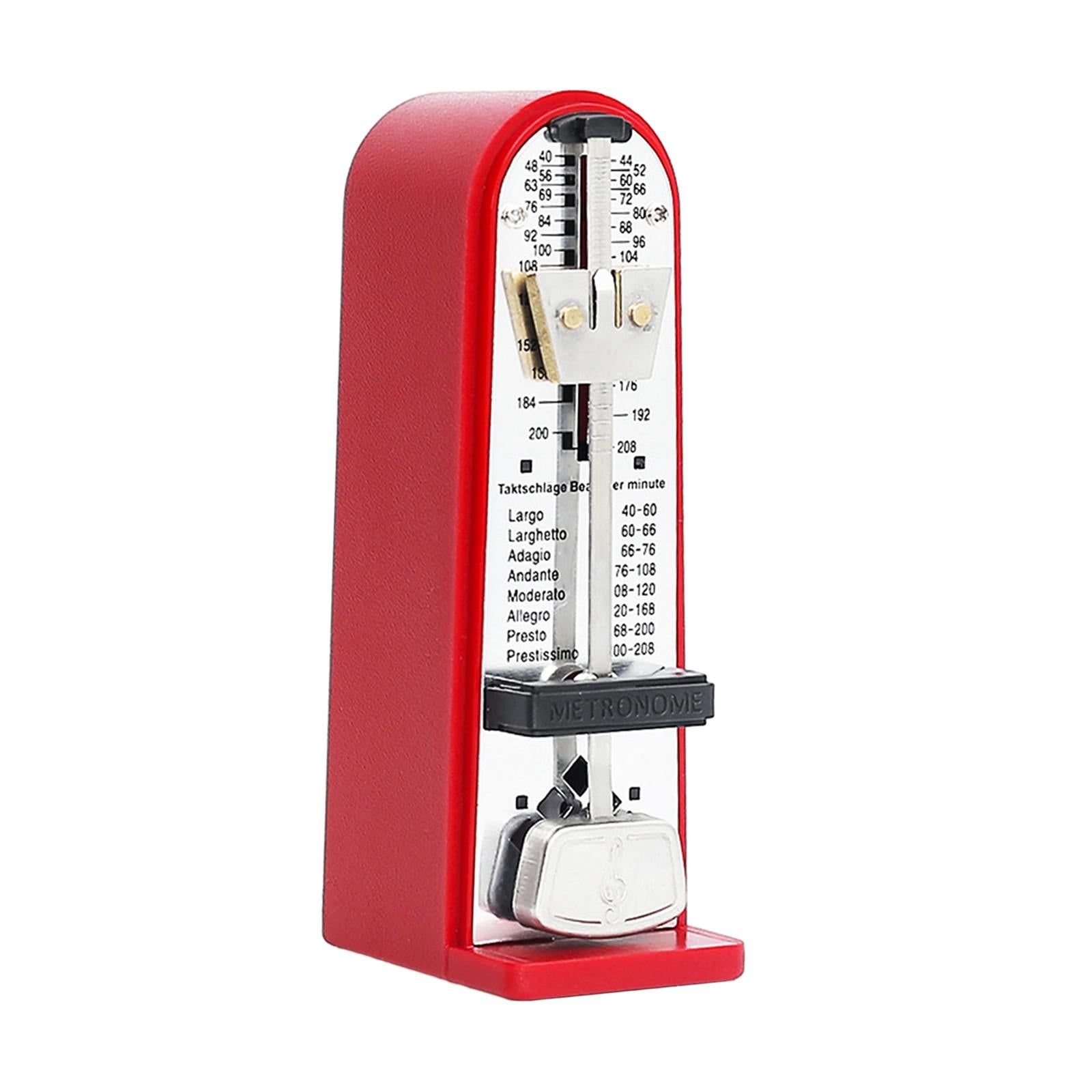 Mechanical Metronome Universal Metronome for Guitar Ukulele Music Instrument Red