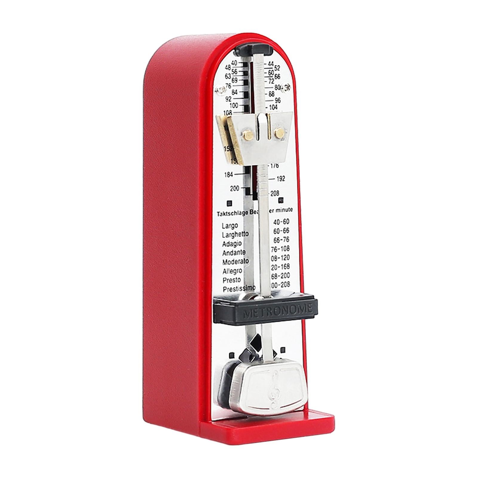 Mechanical Metronome Universal Metronome for Guitar Ukulele Music Instrument Red