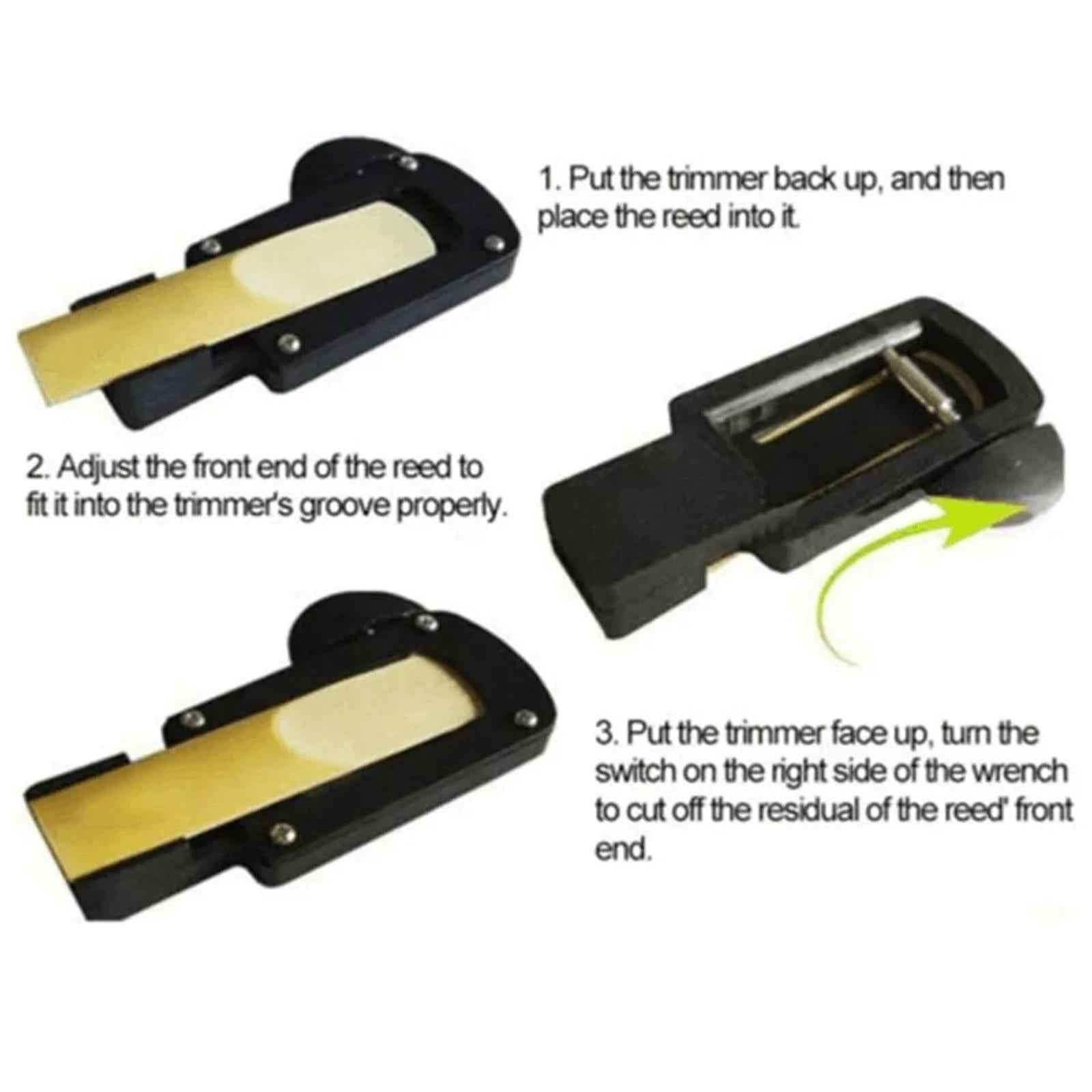 Sax Reed Cutter Woodwind Instrument Accessory for Music Room School Musician clarinet