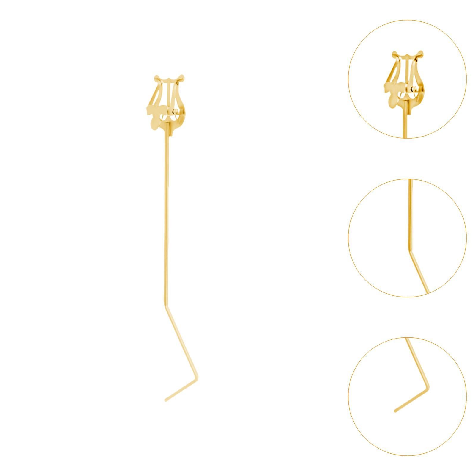 Clarinet Lyre Holder Lightweight Metal Clarinet Marching Lyre for Practicing 34x2x7 cm