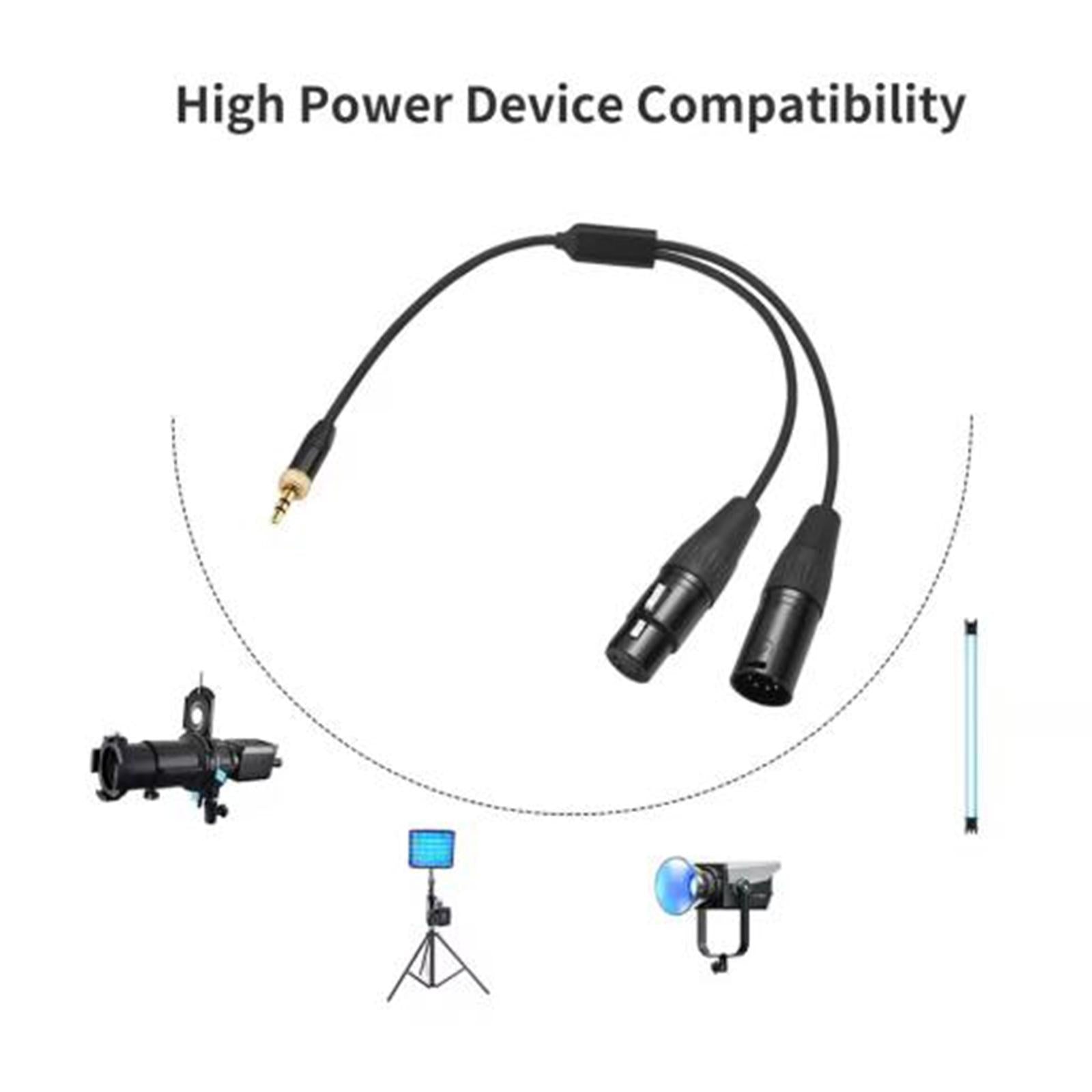 3.5mm to 2 Spare Part 5-pin Cb--acp-1/2 Locking Adapter Cable