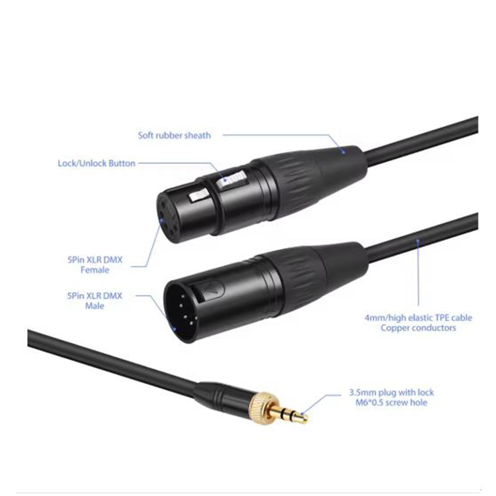 3.5mm to 2 Spare Part 5-pin Cb--acp-1/2 Locking Adapter Cable