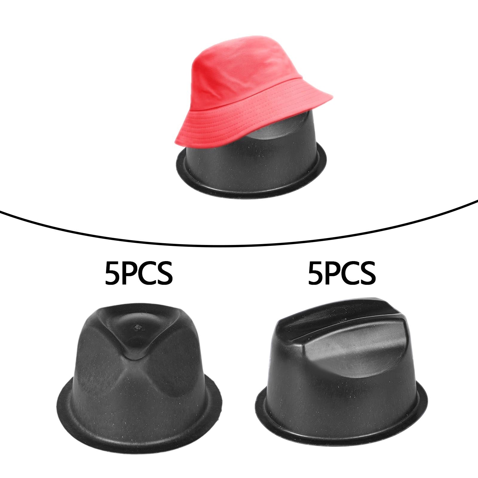 5Pcs Baseball Cap Stand Baseball Hat Shaper for Home Storage and Organization 22.5x12cm