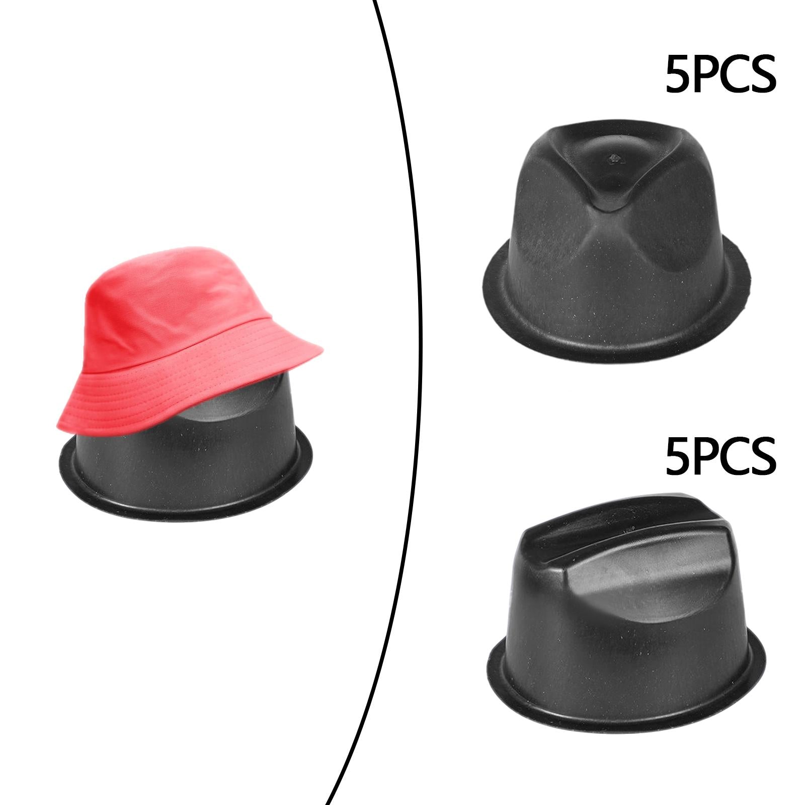 5Pcs Baseball Cap Stand Baseball Hat Shaper for Home Storage and Organization 22.5x12cm