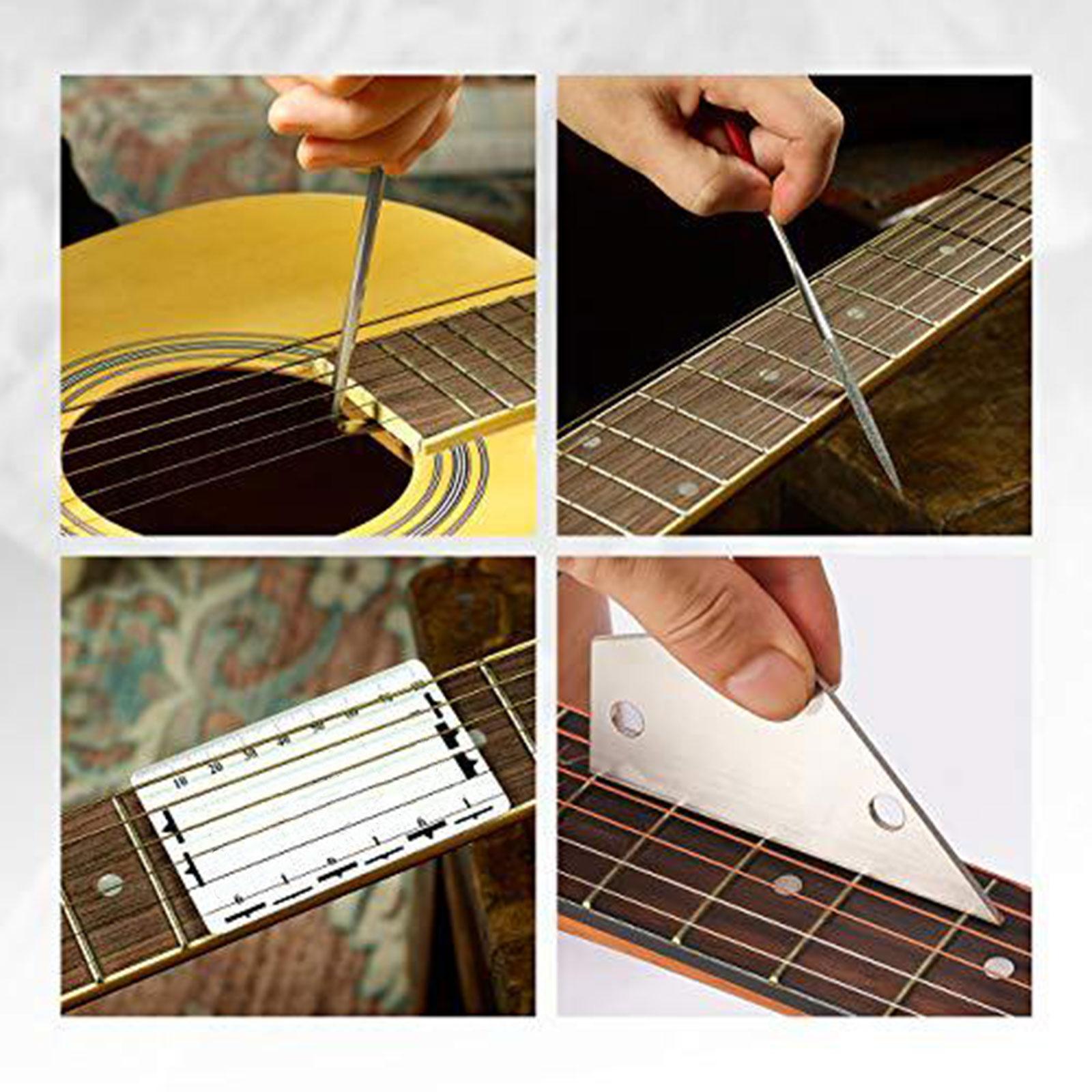 25Pcs Guitar Tool Set String files Leveling Tool Set for Professional Banjo