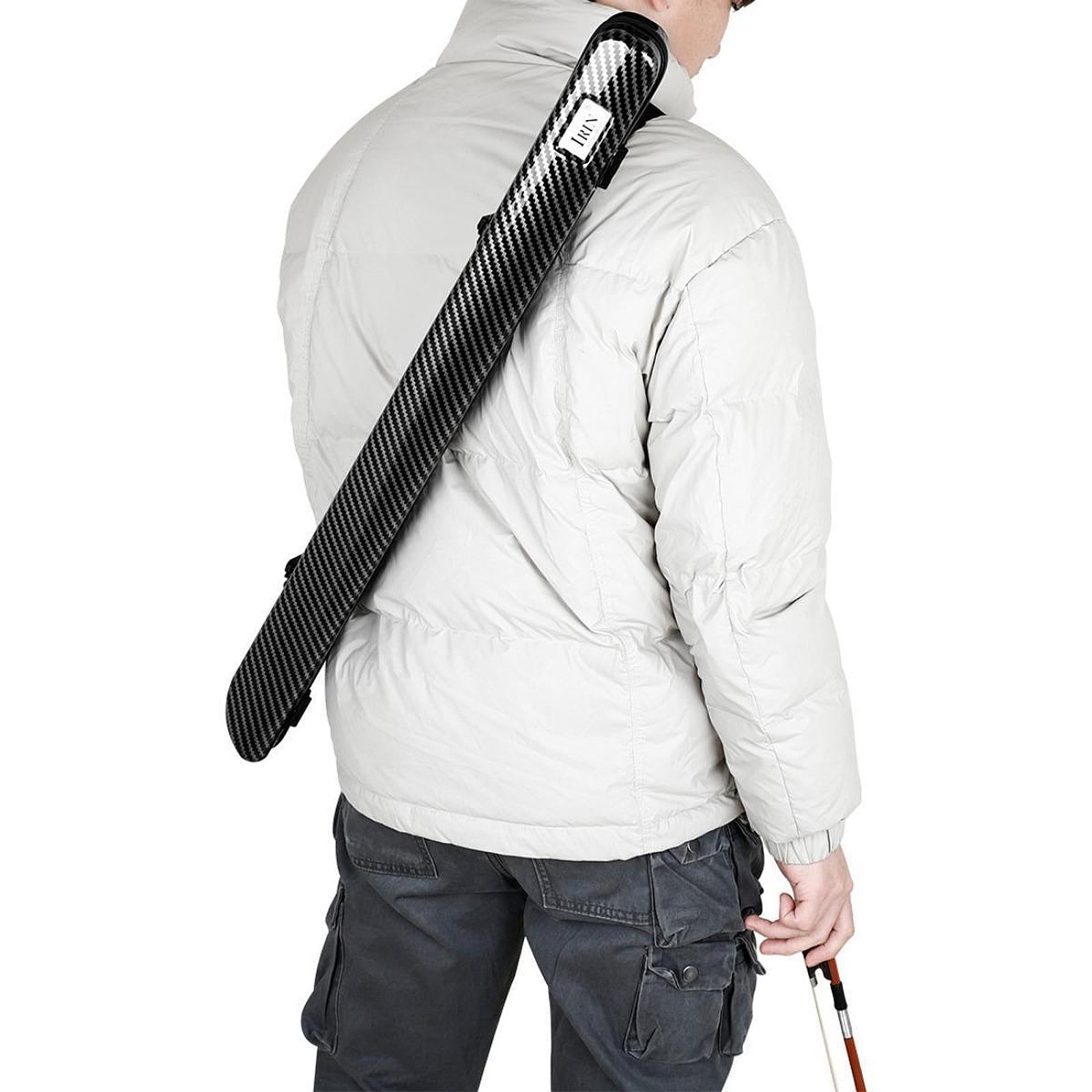 Bow Case Full Protection Portable Music Lover Gift Scratch Resistant Bow Box Carbon fiber texture