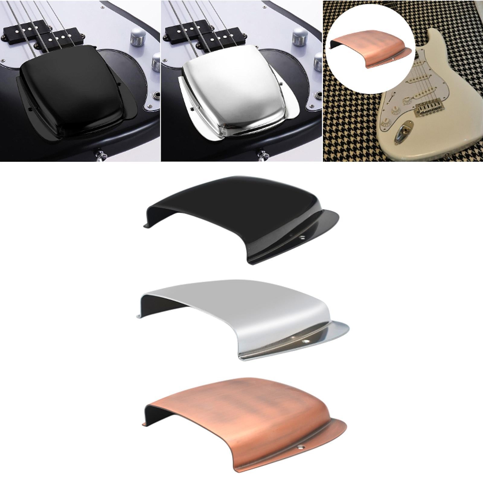 Bass Bridge Cover Stringed Musical Instrument Accessory Shell Aluminum Alloy Black