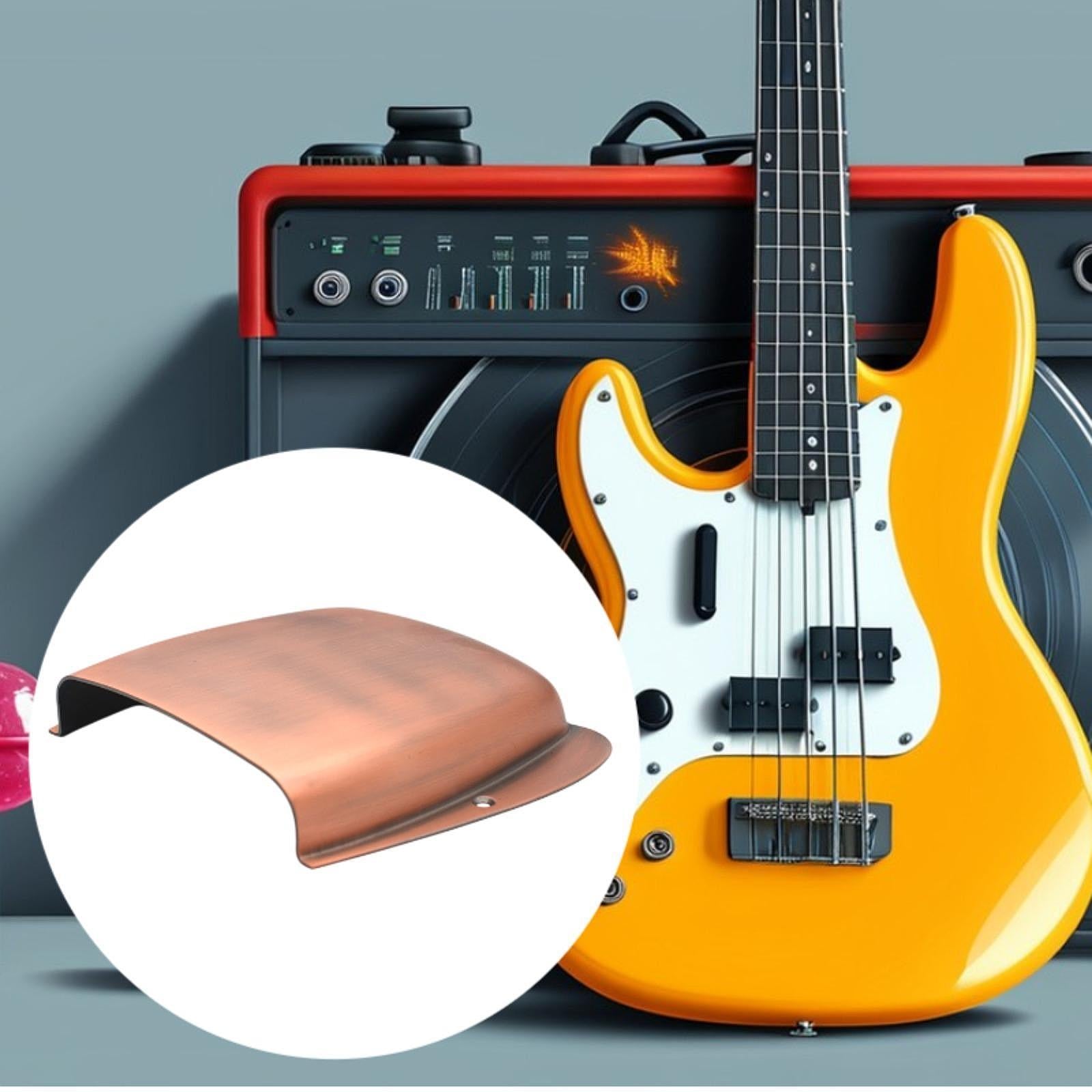 Bass Bridge Cover Stringed Musical Instrument Accessory Shell Aluminum Alloy Copper