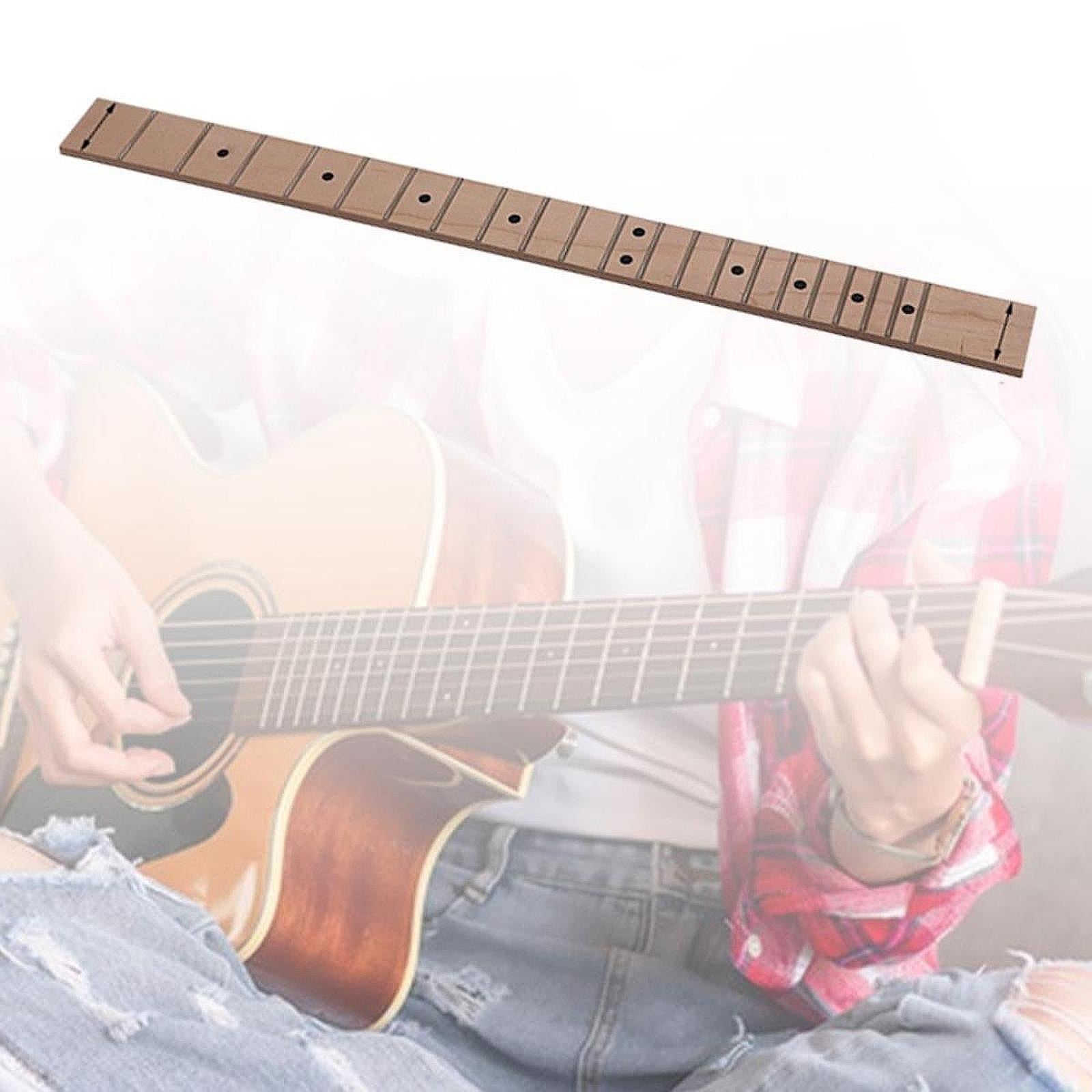 Black Dot Electric Guitar Fretboard Wooden Easy to Install Maple Fingerboard