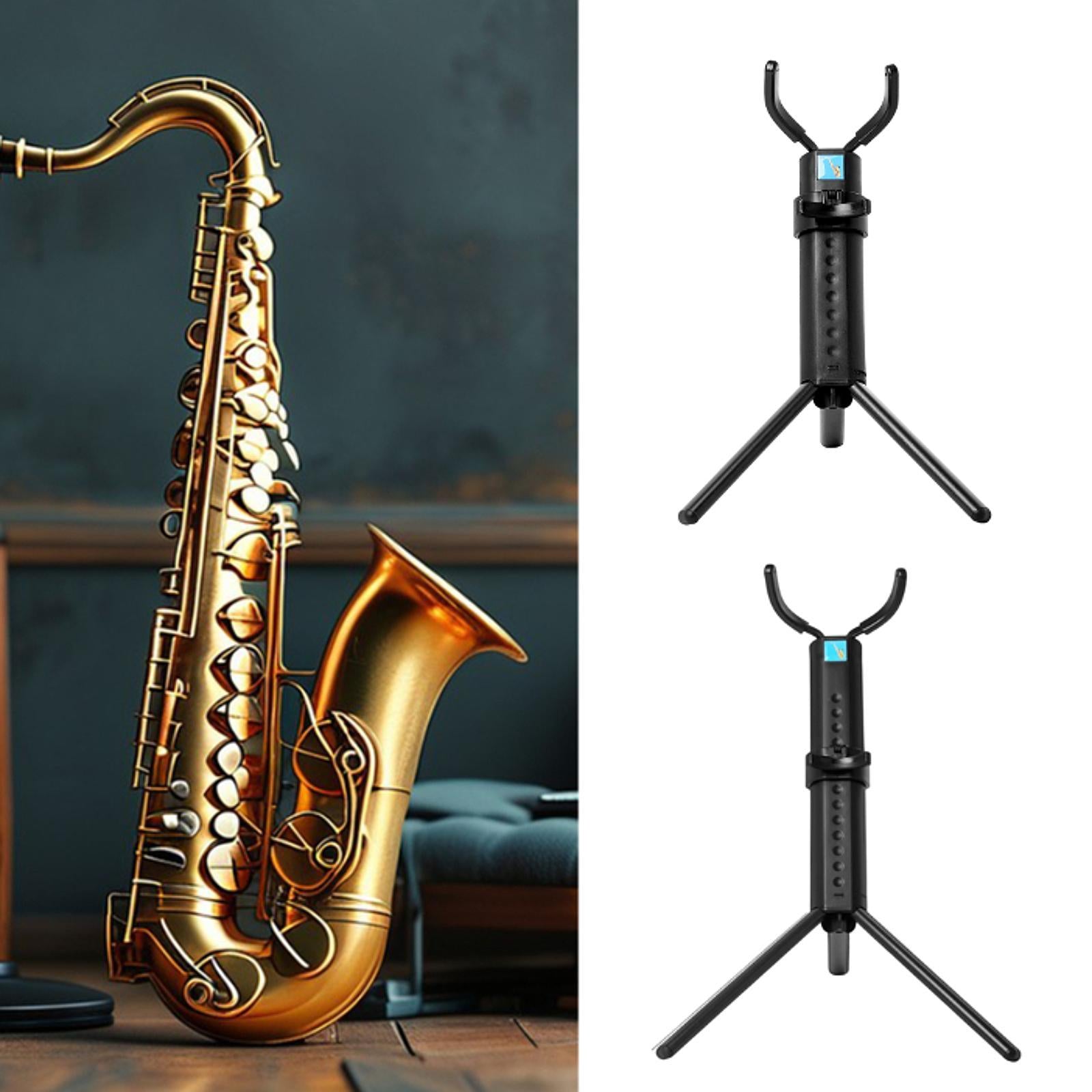 Alto Tenor Sax Stand Triangle Base Professional Holder Rack Saxophone Holder for Alto Saxophone