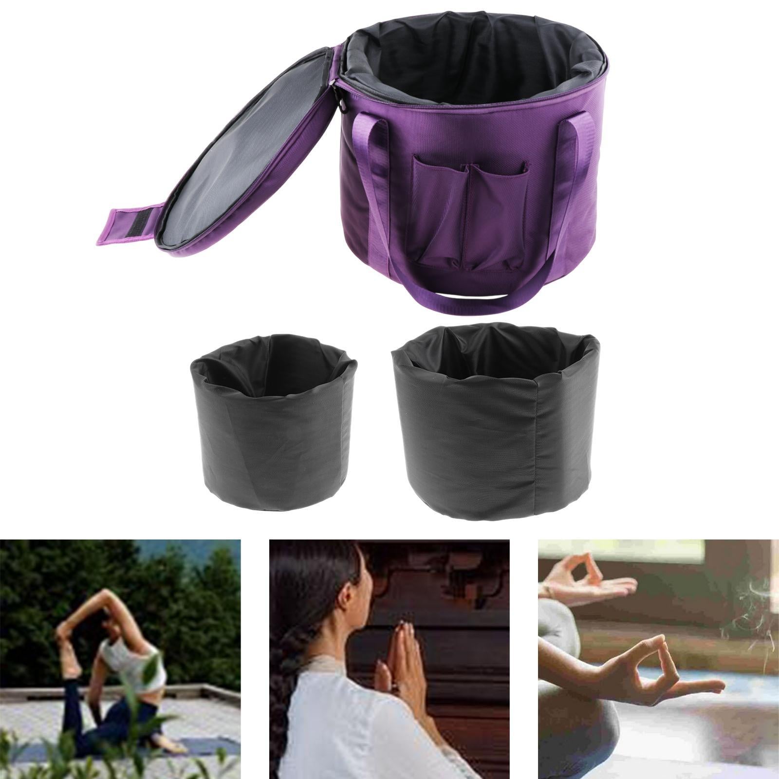 Crystal Singing Bowls Carry Case Travel Bag for Traveling Camping Meditation 13 inch