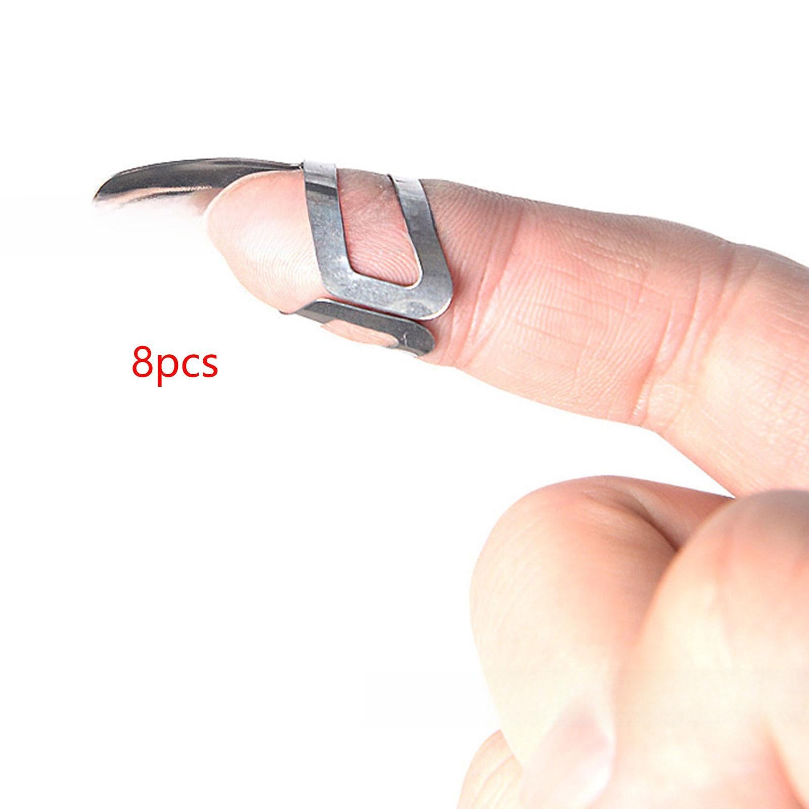 8x Finger Cot Kit Musical Instrument Street Funny Show Party Stage Protector