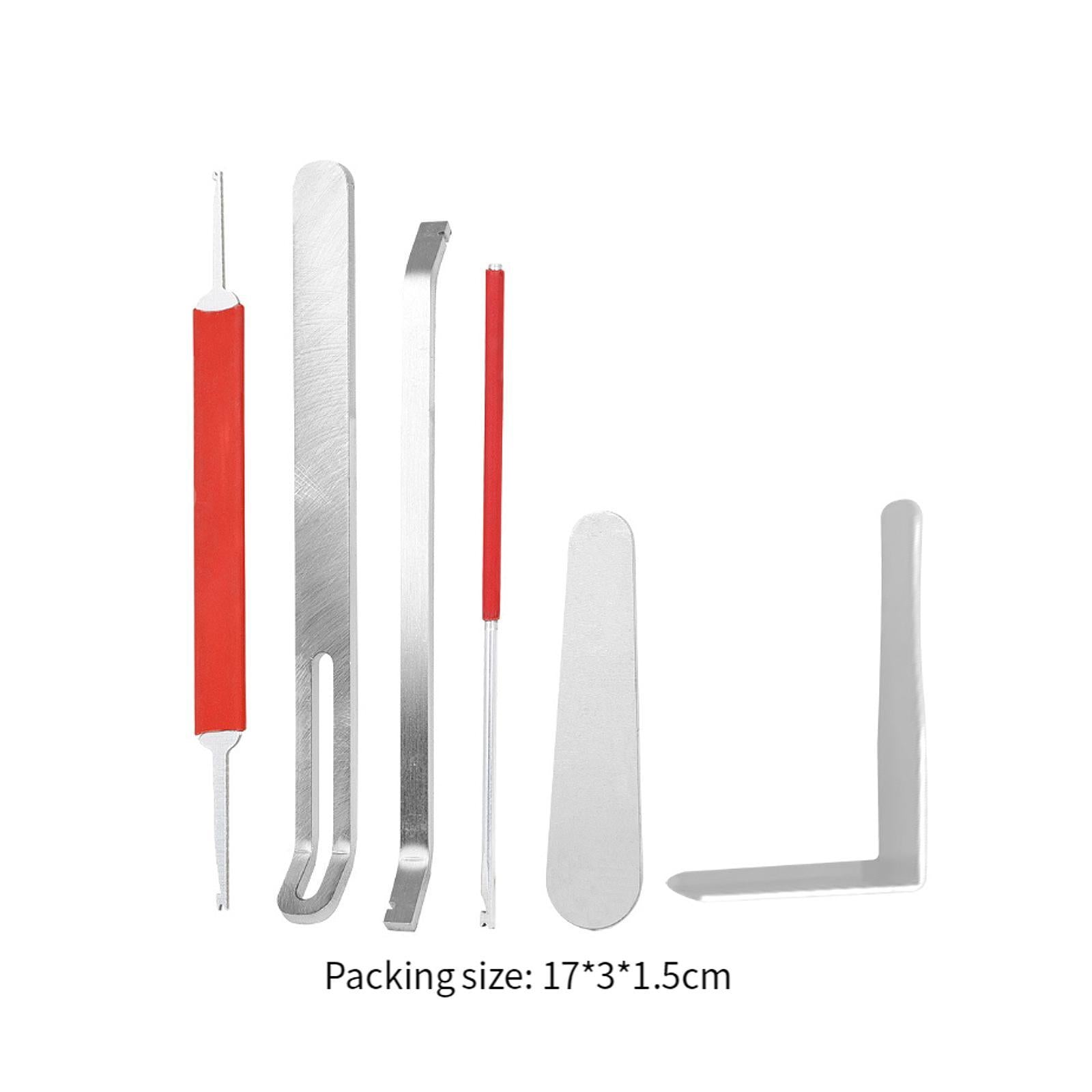 6 Pieces Saxophone Repair Tool Premium Sturdy for Sax/clarinet/flute/piccolo