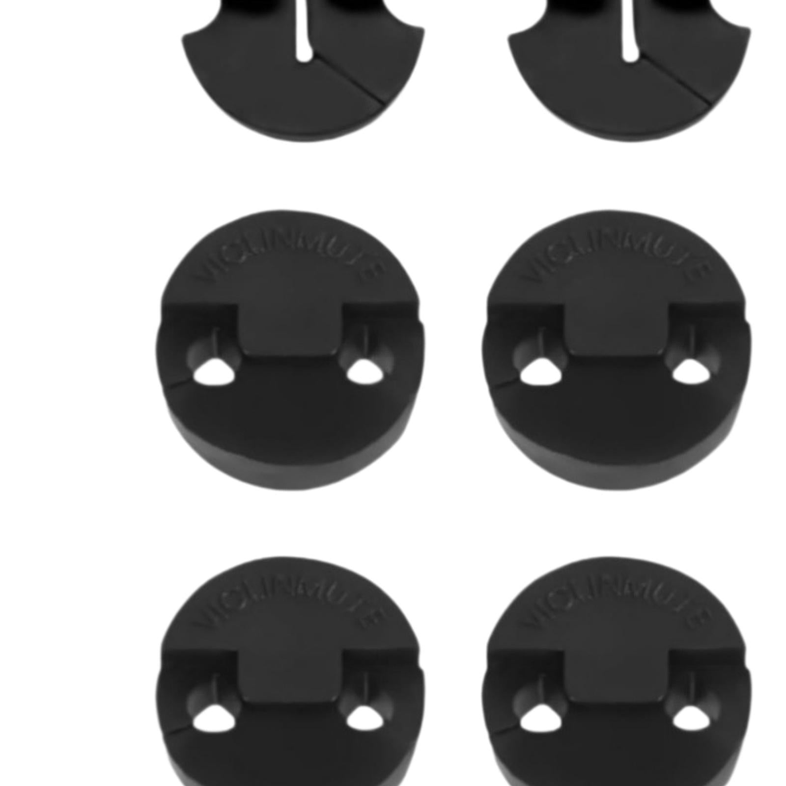 Violin Practice Mutes Replacement for Night Practice 4 Pack Round Style Mute