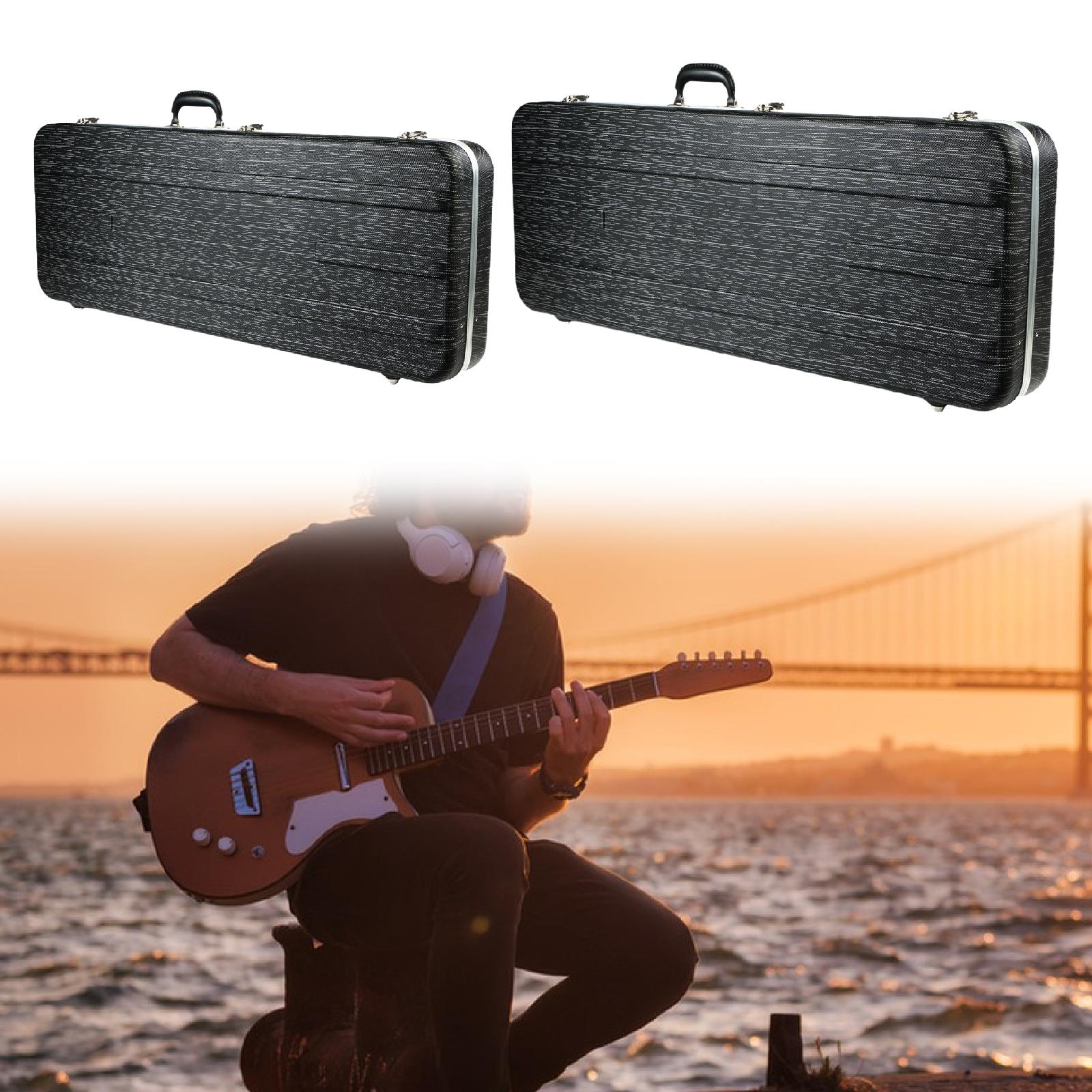 Electric Bass Case Sturdy Portable Bass Guitar Case for Electric Bass Guitar S
