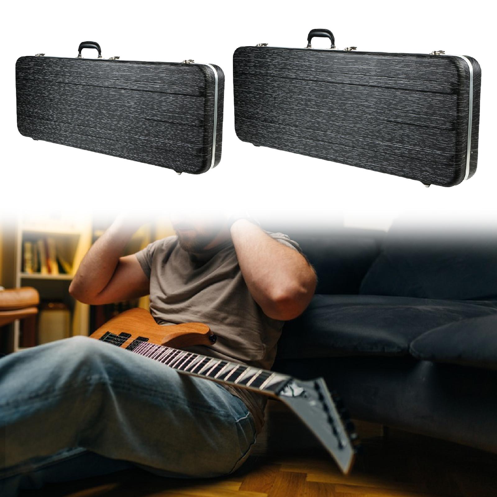 Electric Bass Case Sturdy Portable Bass Guitar Case for Electric Bass Guitar S