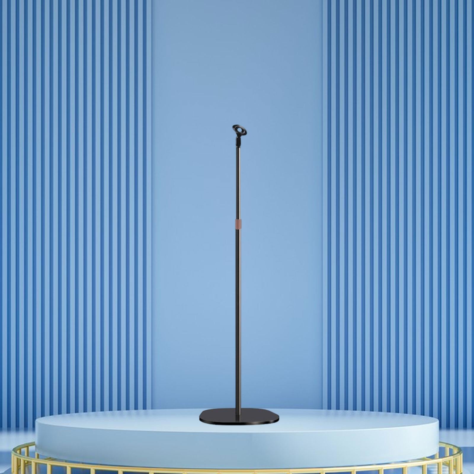Mic Stand Stability Floor Standing Mic Holder for Wedding Podcasters Singing