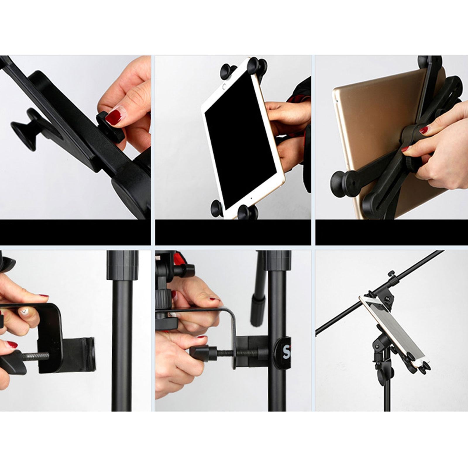 Adjustable Phone Tablet Holder Guitar for and Music Stand Stylish