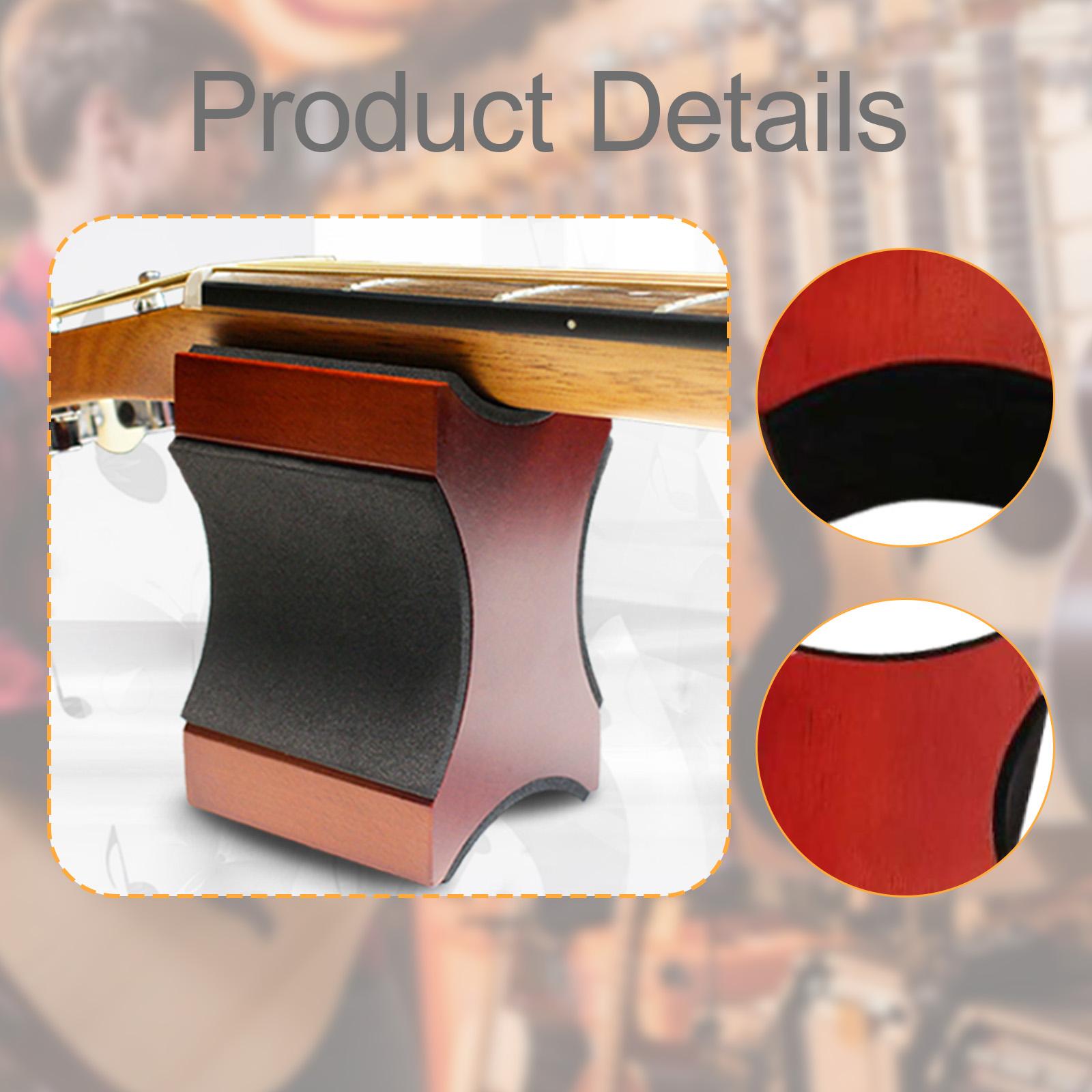Guitar Neck Rest Holder Universal Pillow for Ukuleles Electric Guitar Repair