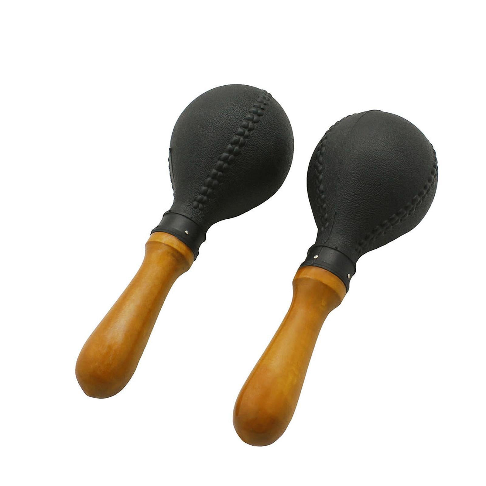 2 Pieces Maracas Professional Hand Percussion Rattles for Band Concert Party