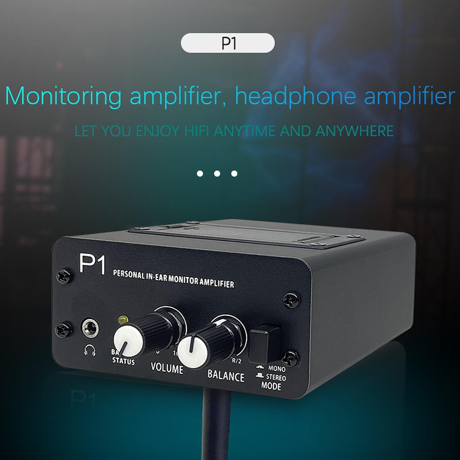 Headphone Amplifier Audio Adapter for Home Speakers Live Performances Studio