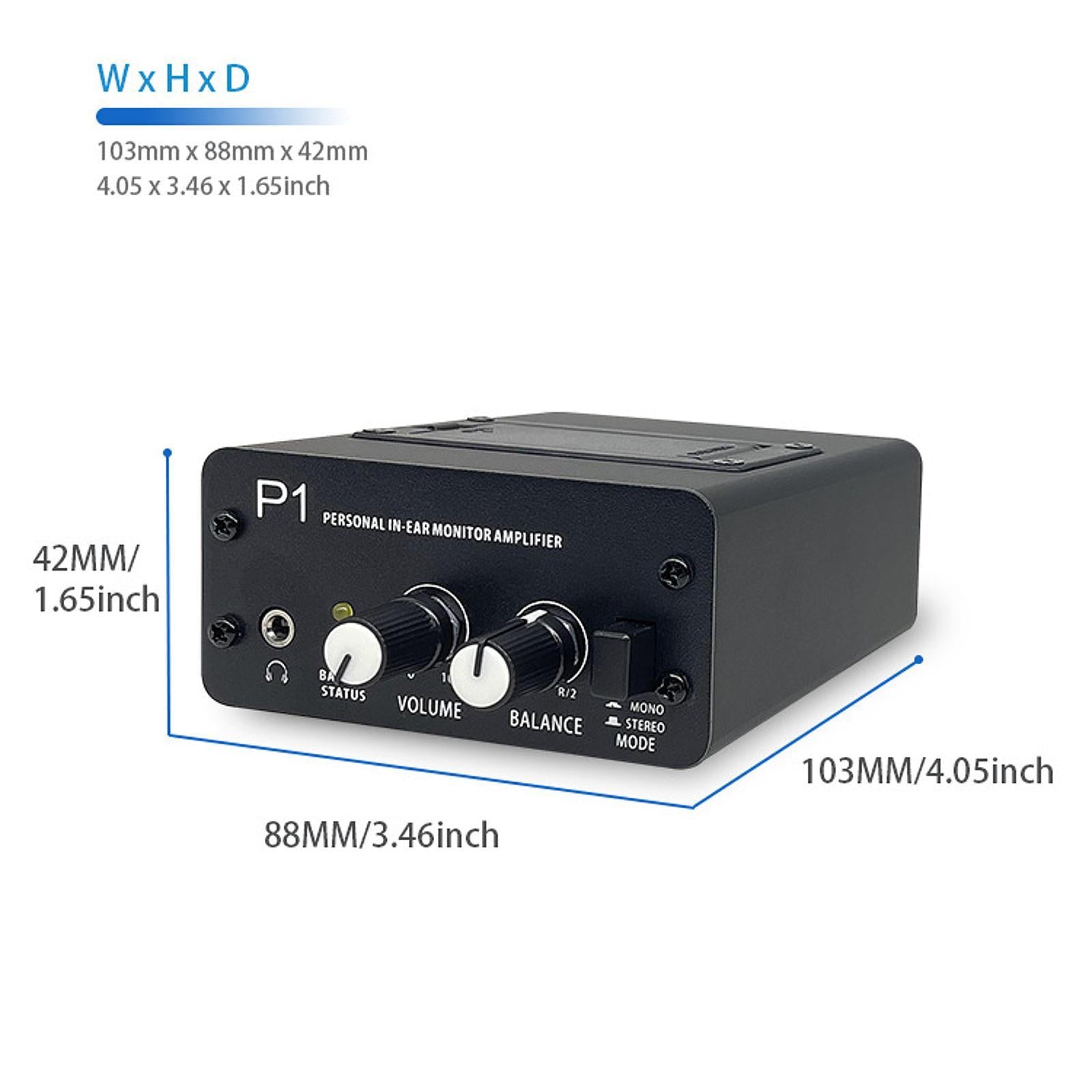 Headphone Amplifier Audio Adapter for Home Speakers Live Performances Studio