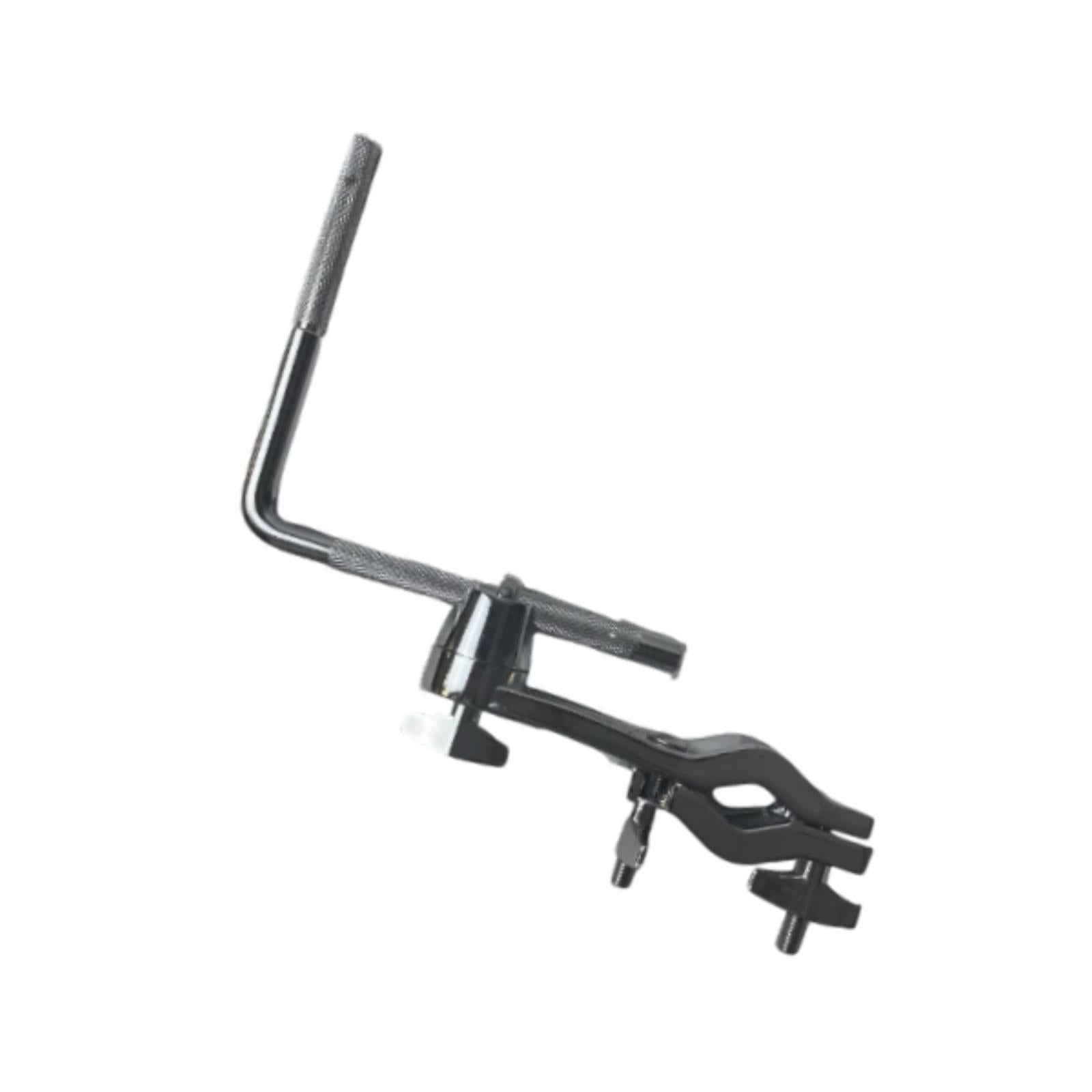 Cowbell Mount Clamp with Rod Practice Tool Drum Mounting Bracket for Cowbell