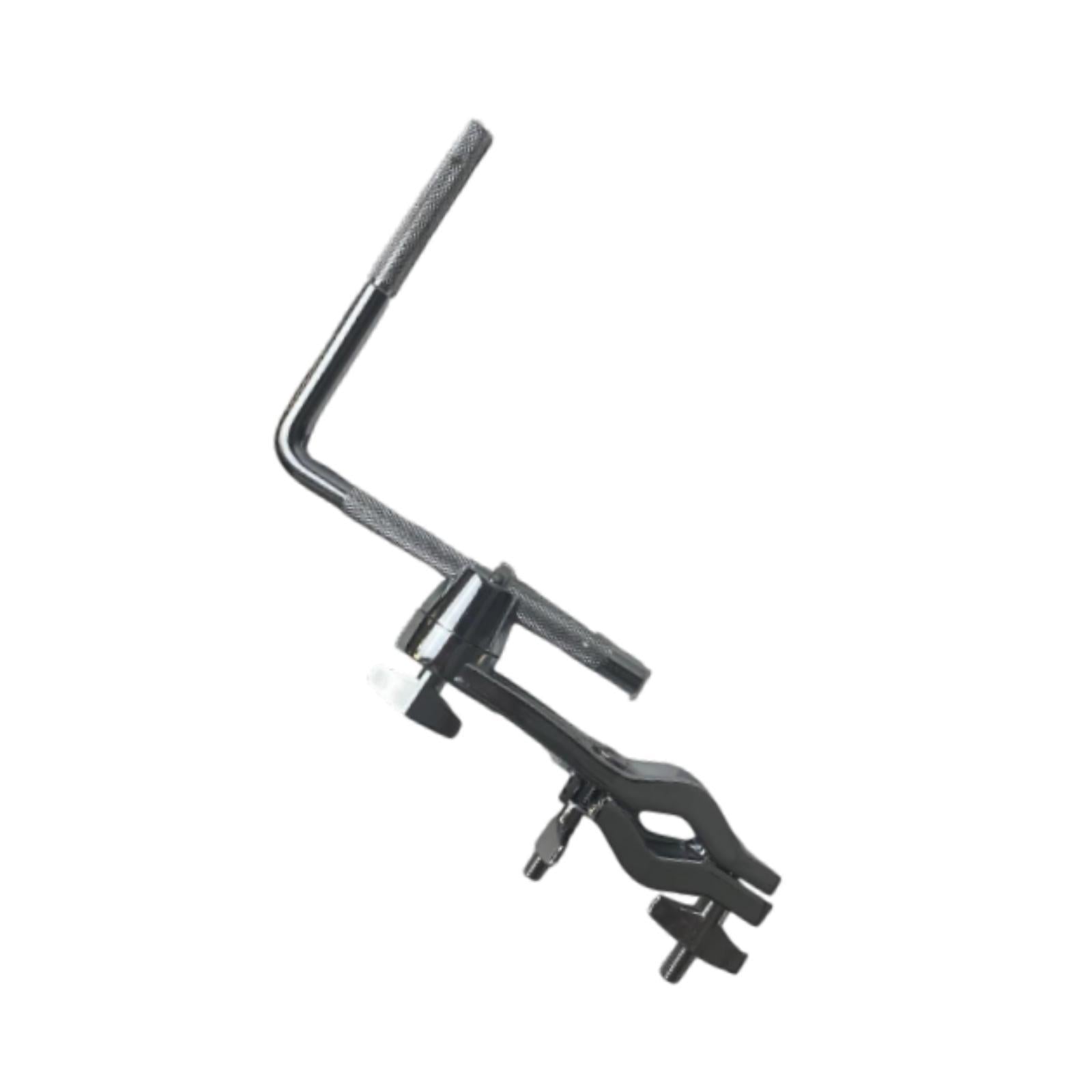 Cowbell Mount Clamp with Rod Practice Tool Drum Mounting Bracket for Cowbell
