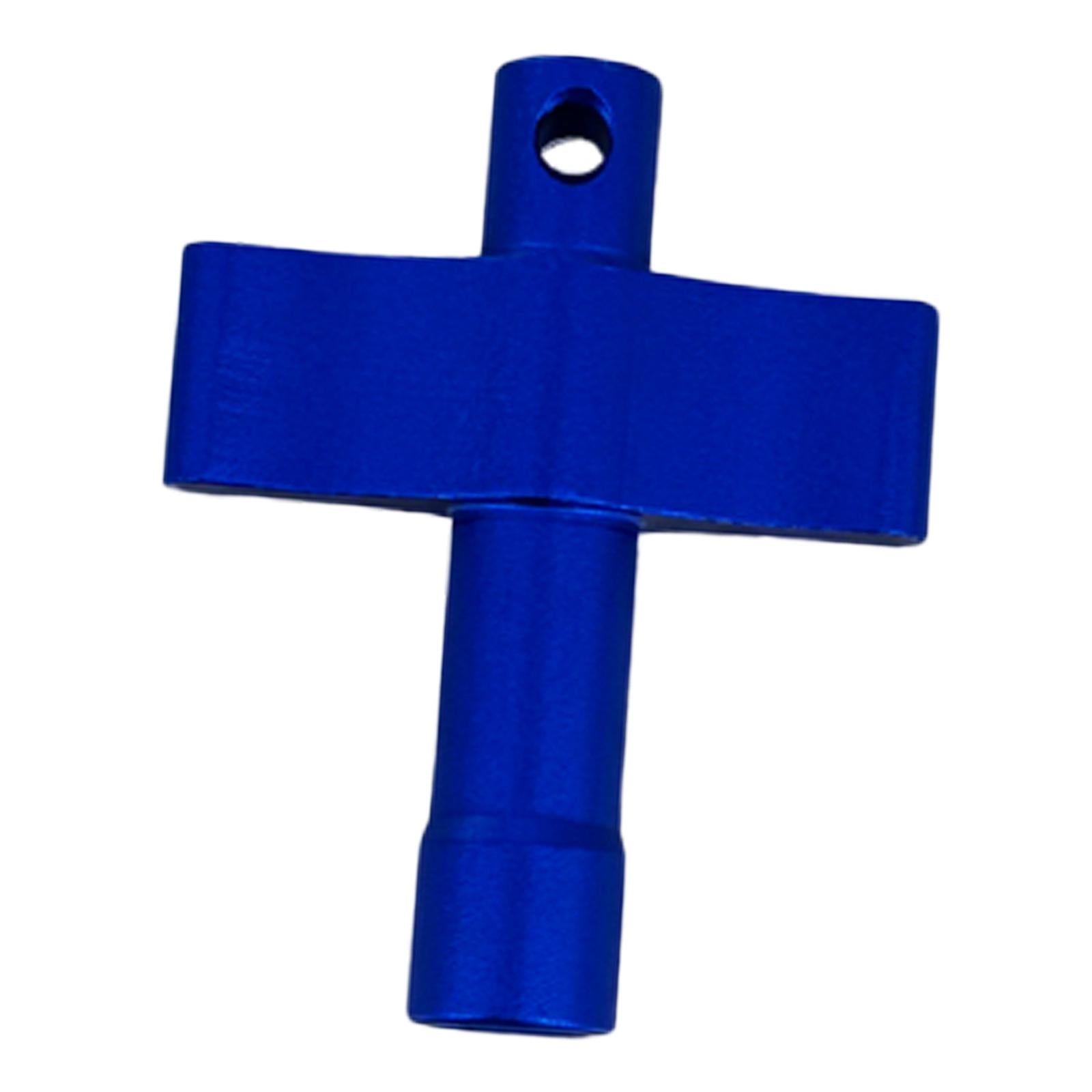 Drum Key Ergonomic for Drummer Sturdy T Shaped Hardware Tool Drum Tuning Key blue