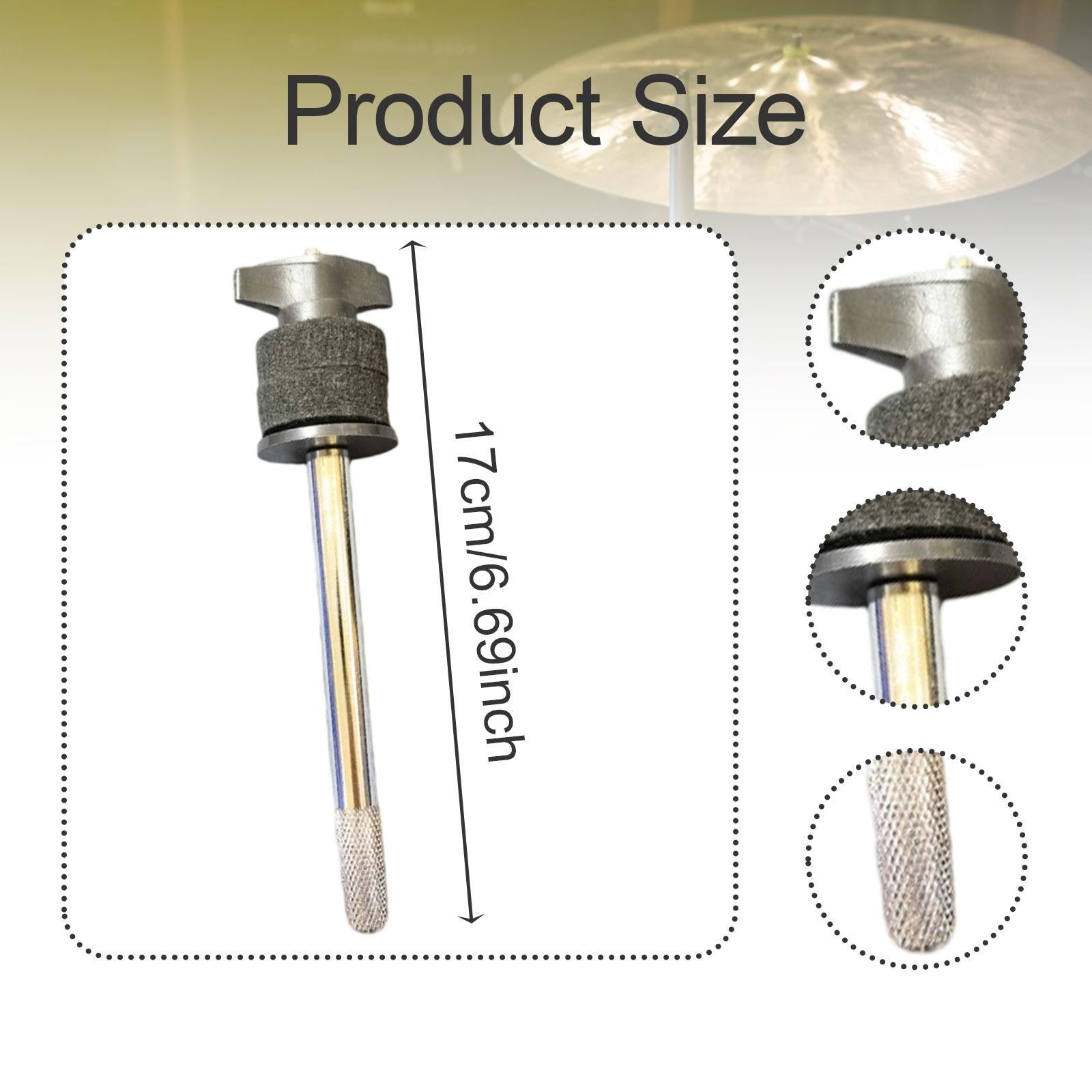 Cymbal Stacker Wear Resistant Parts Replacement for Drum Set Bands Beginners Length 17cm