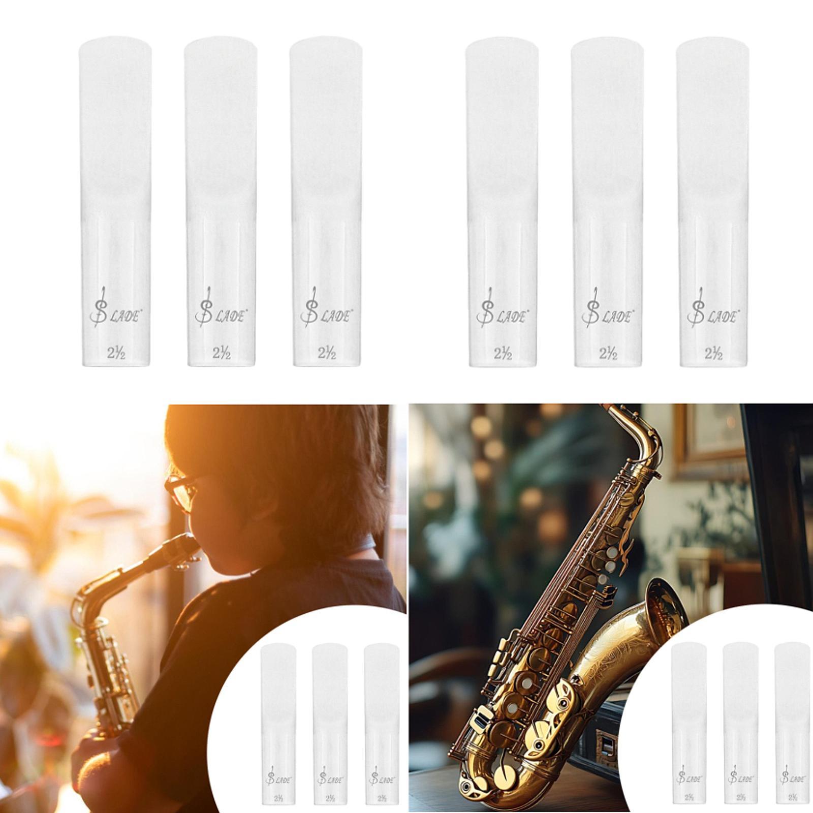 3 Pieces Saxophone Reeds Musical Performance Replacement for Player Beginner Alto
