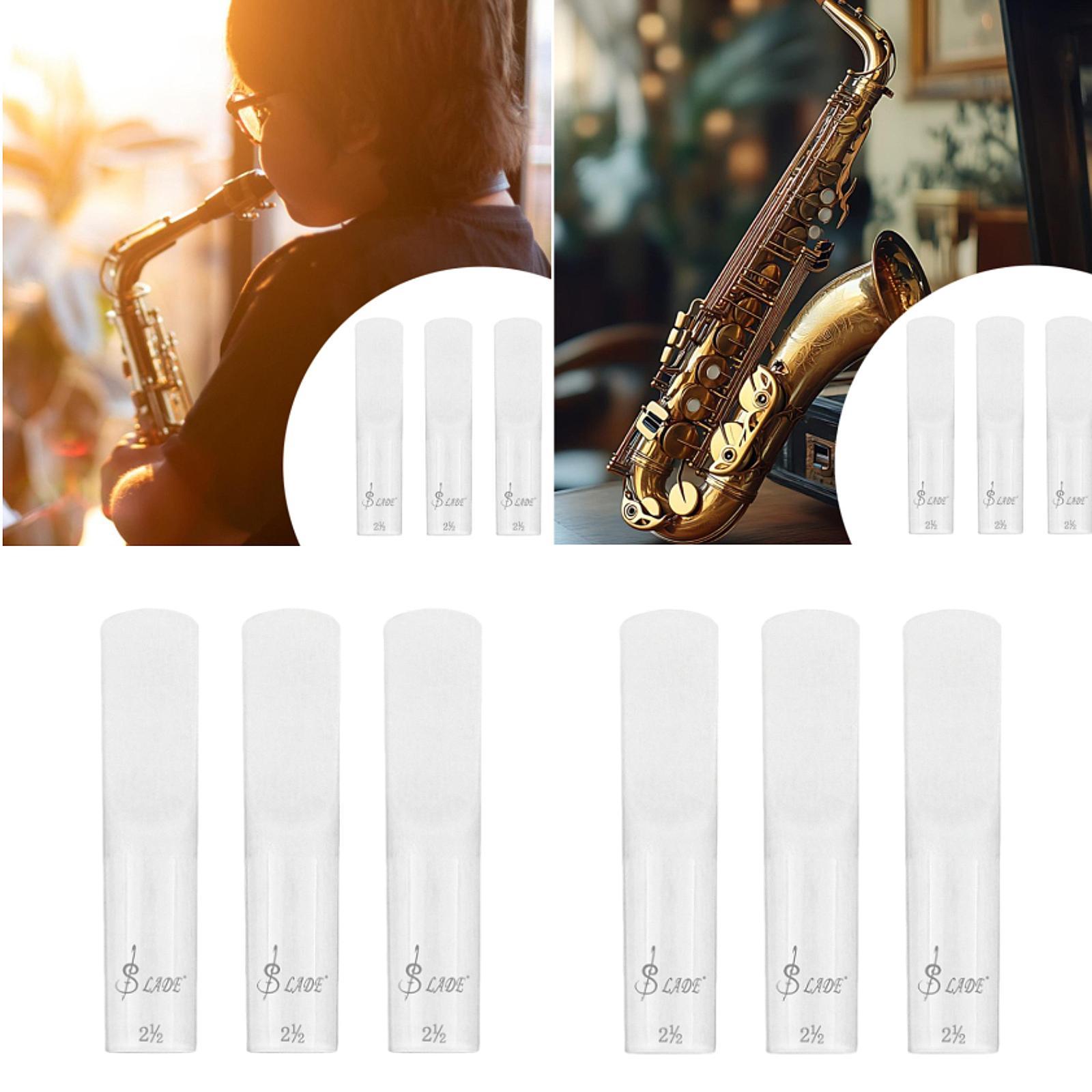 3 Pieces Saxophone Reeds Musical Performance Replacement for Player Beginner Alto