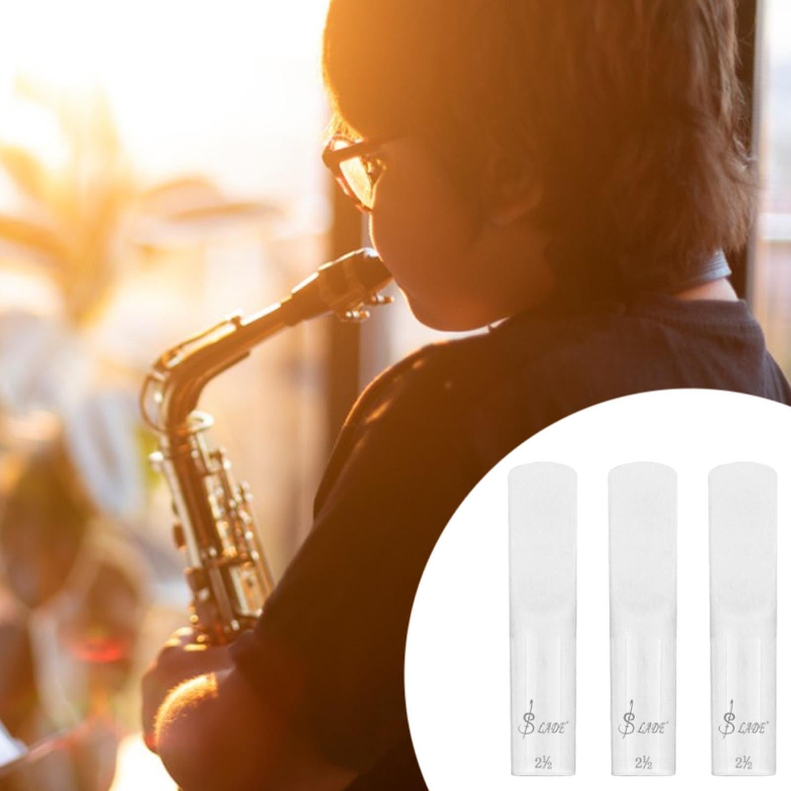 3 Pieces Saxophone Reeds Musical Performance Replacement for Player Beginner Tenor
