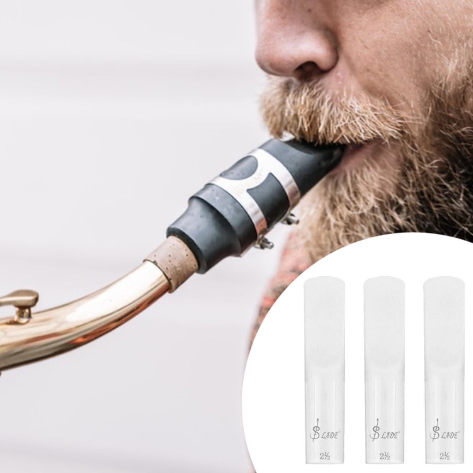 3 Pieces Saxophone Reeds Musical Performance Replacement for Player Beginner Tenor